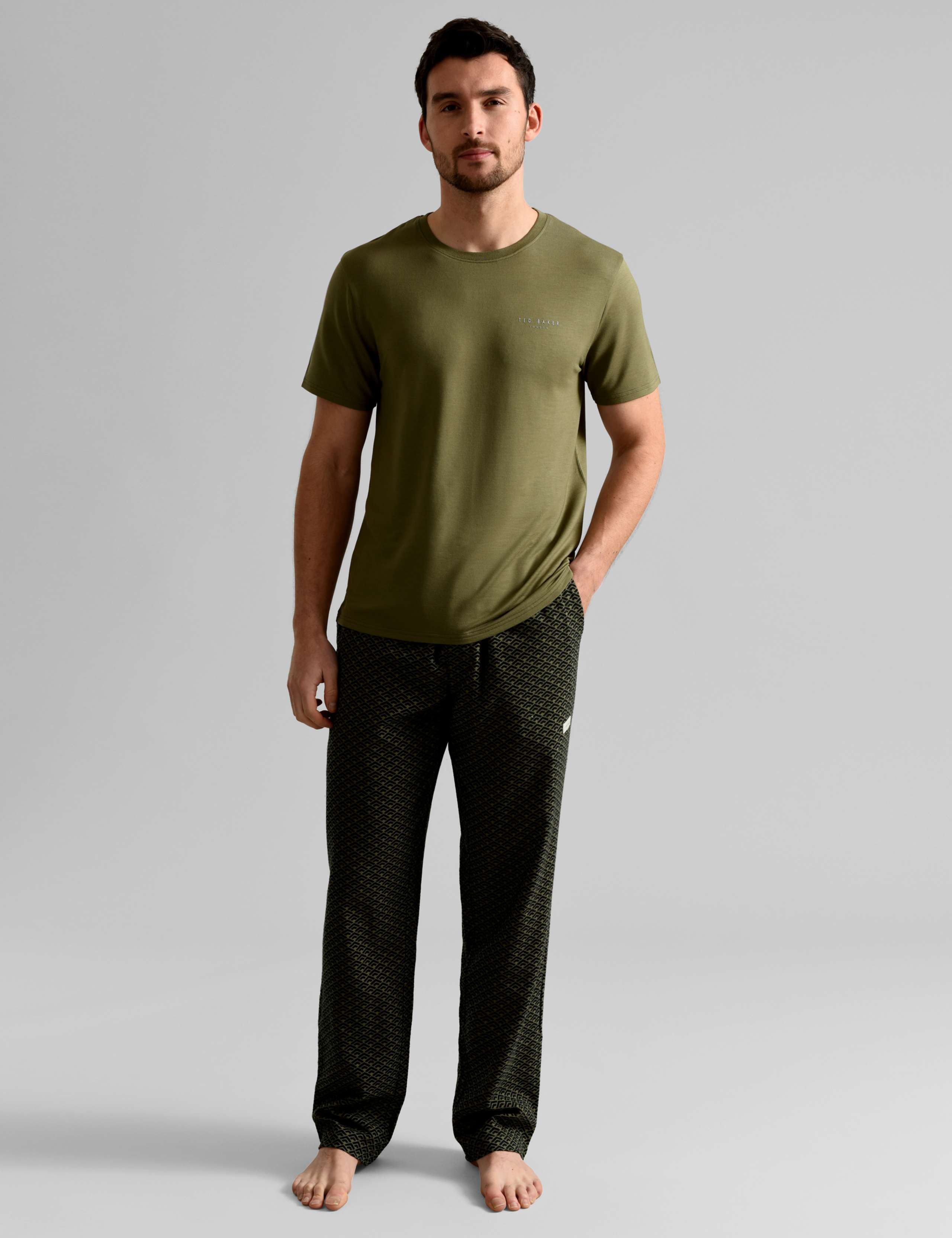 Modal Print Pyjama Set
