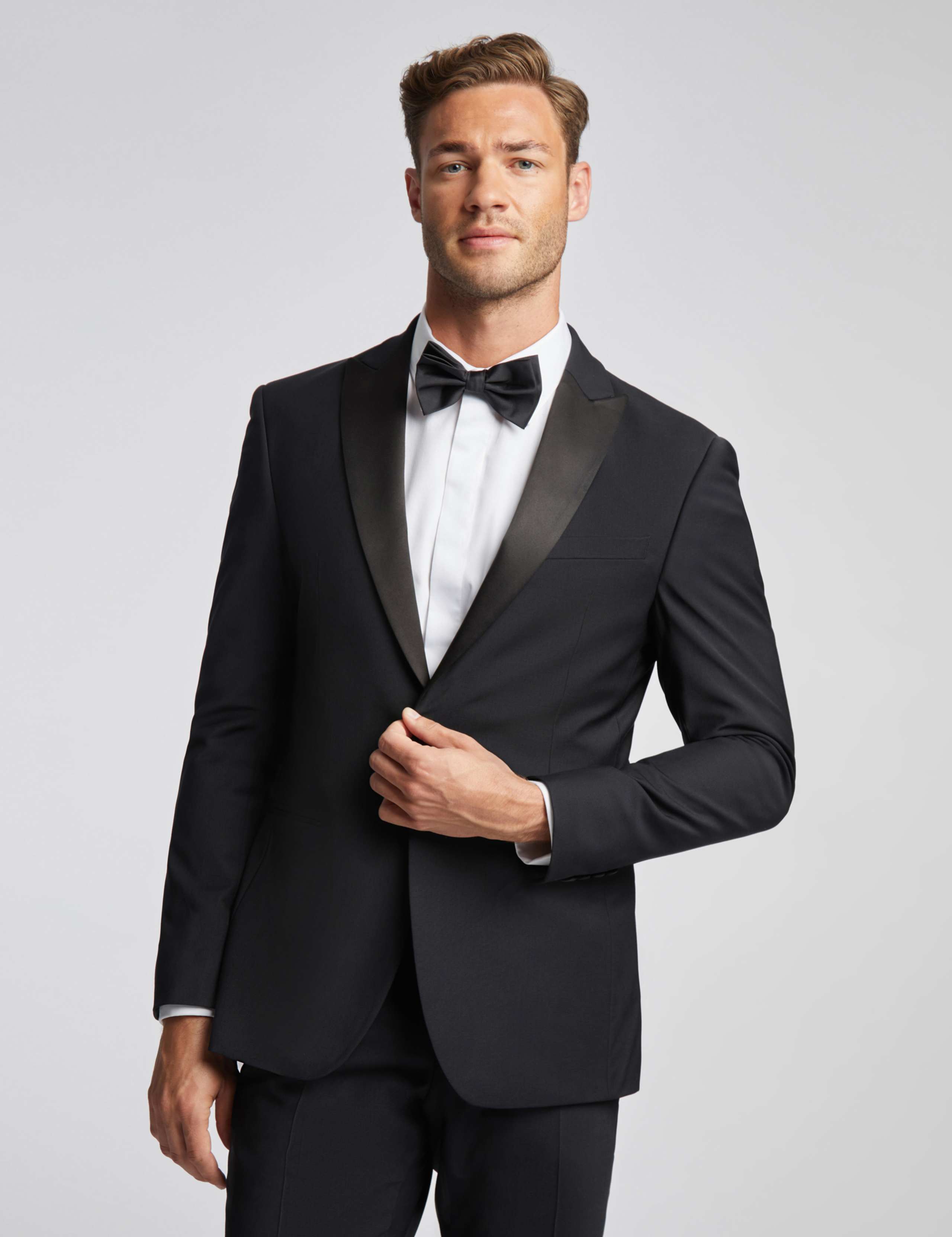 Slim Fit Wool Rich Tuxedo Jacket