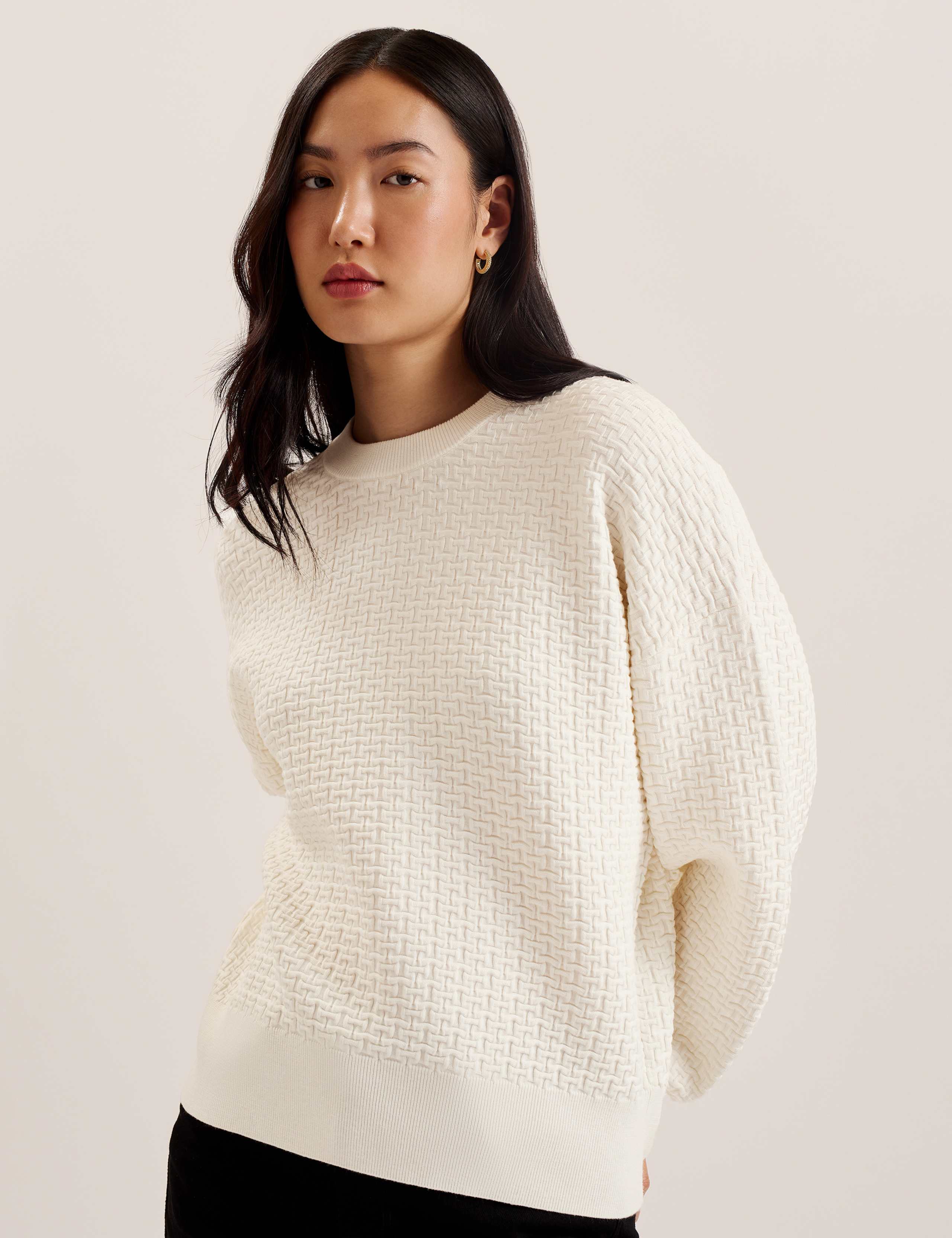 Jacquard Textured Jumper