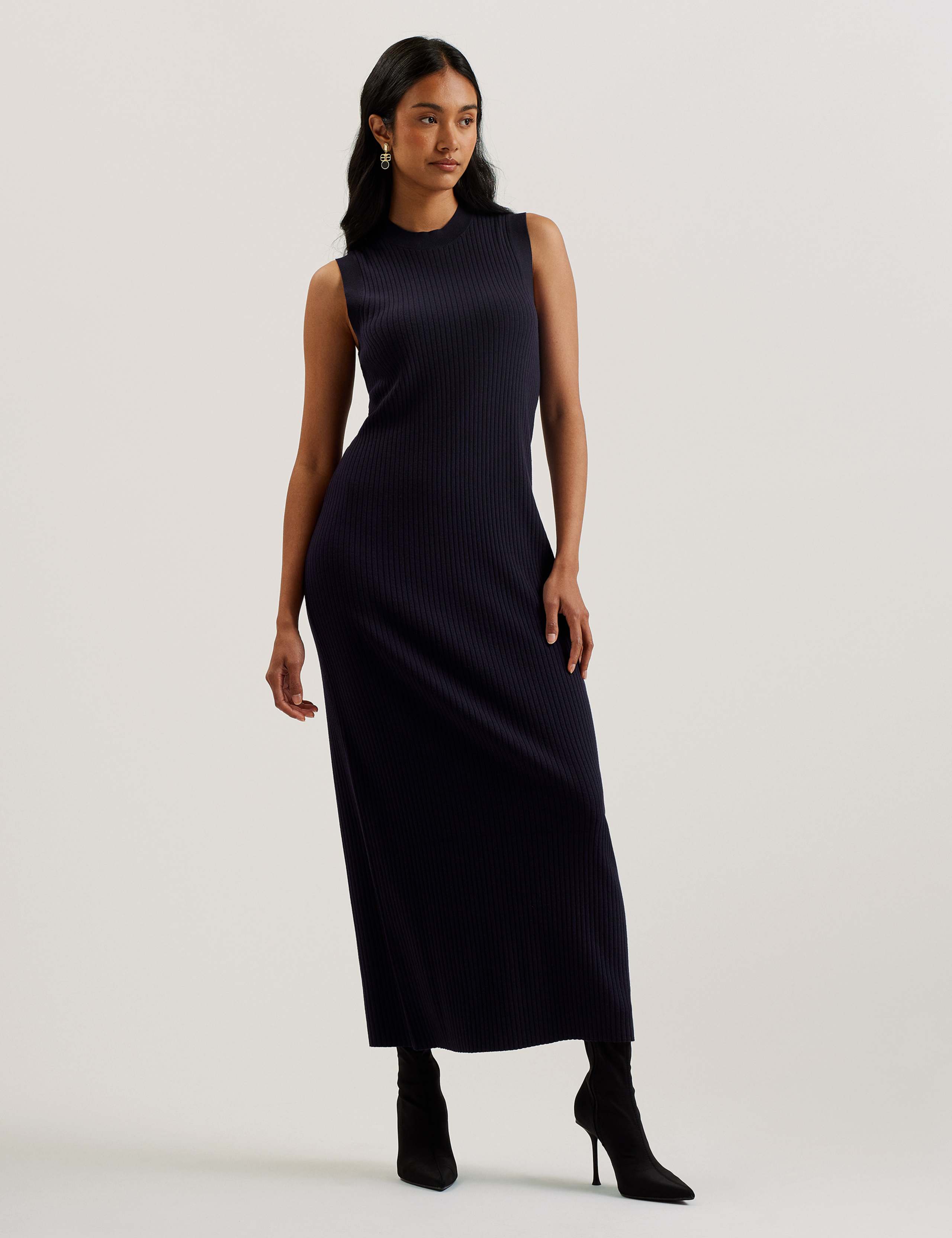 Knitted Maxi Column Dress