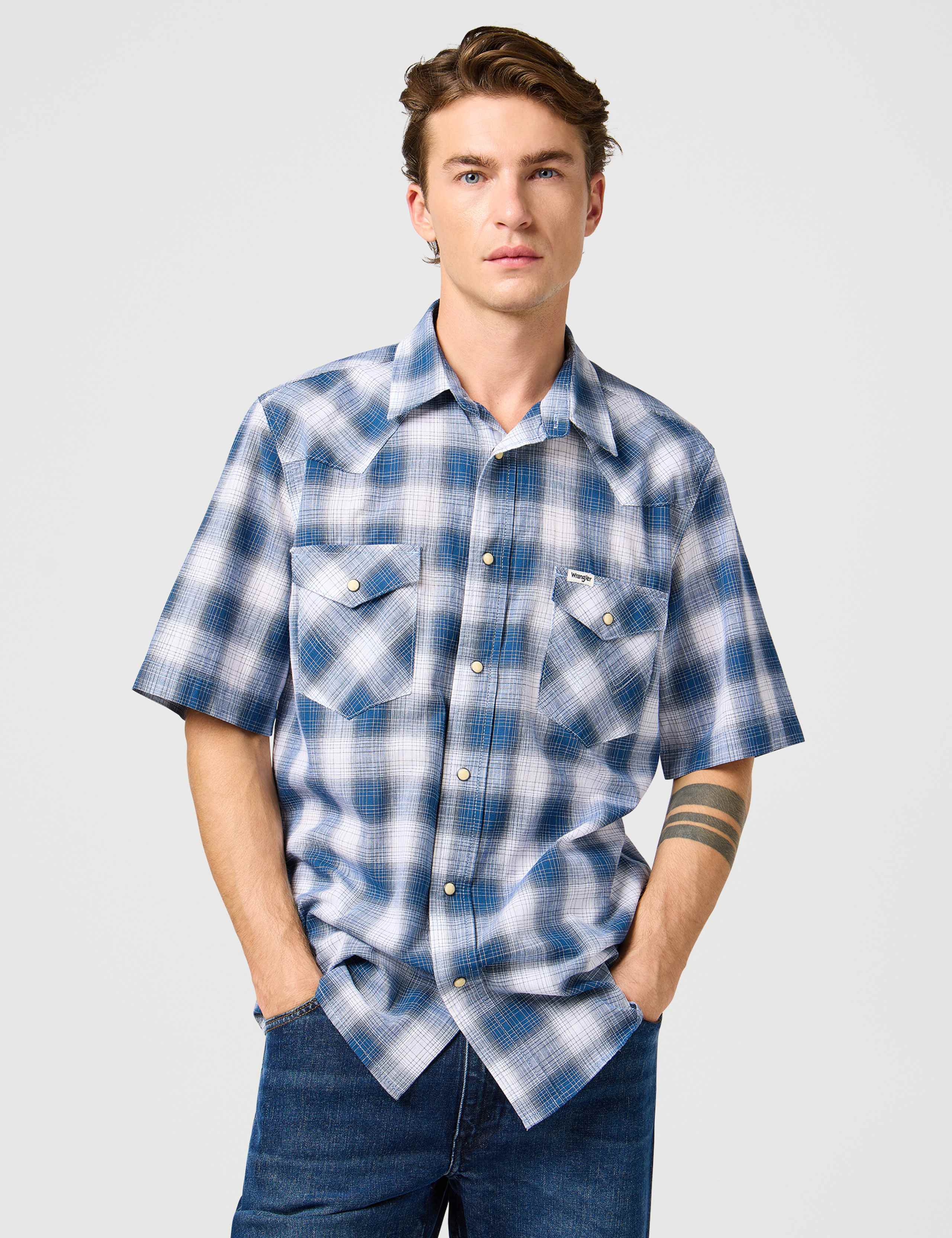 Western Cotton Rich Check Shirt