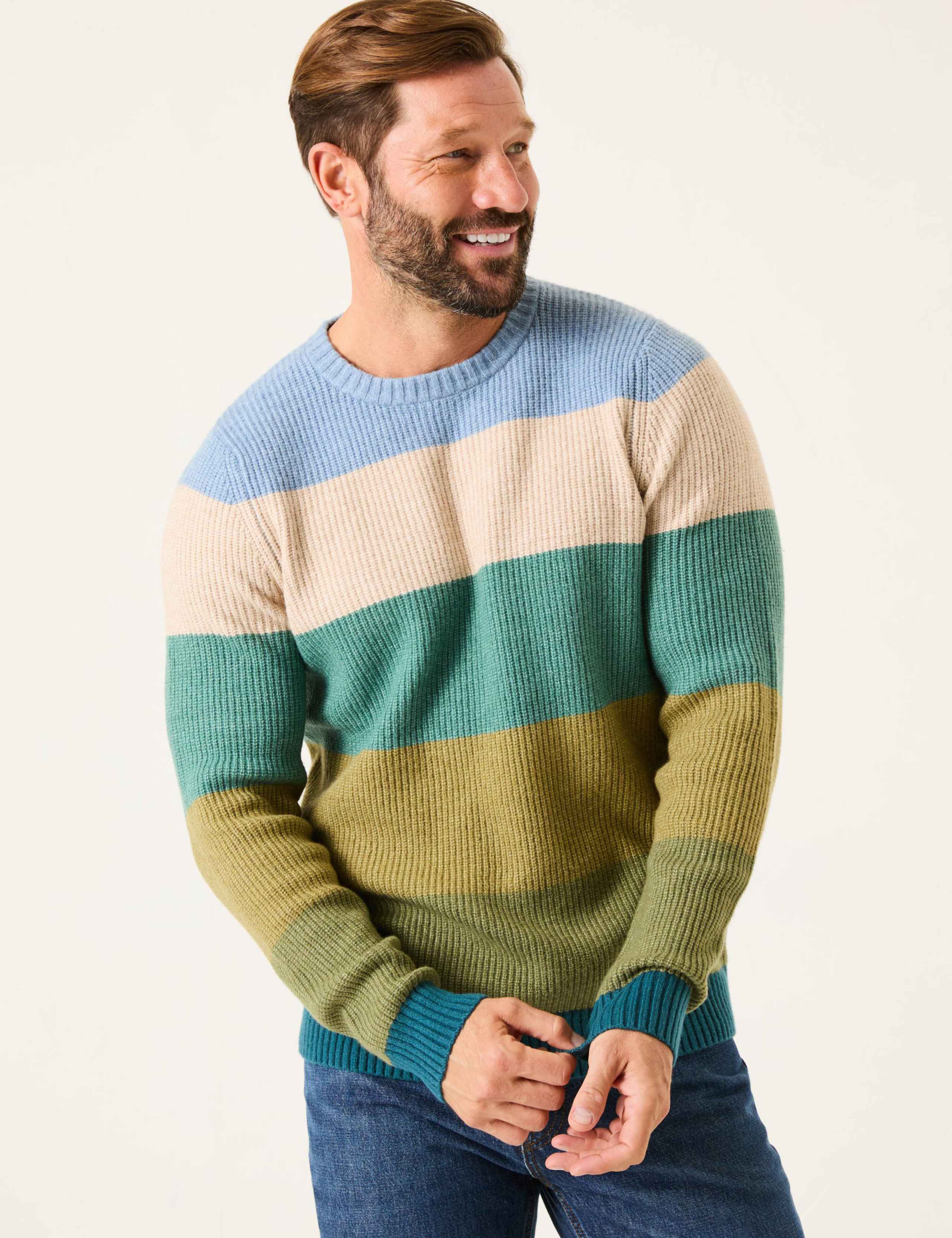 Striped Crew Neck Jumper