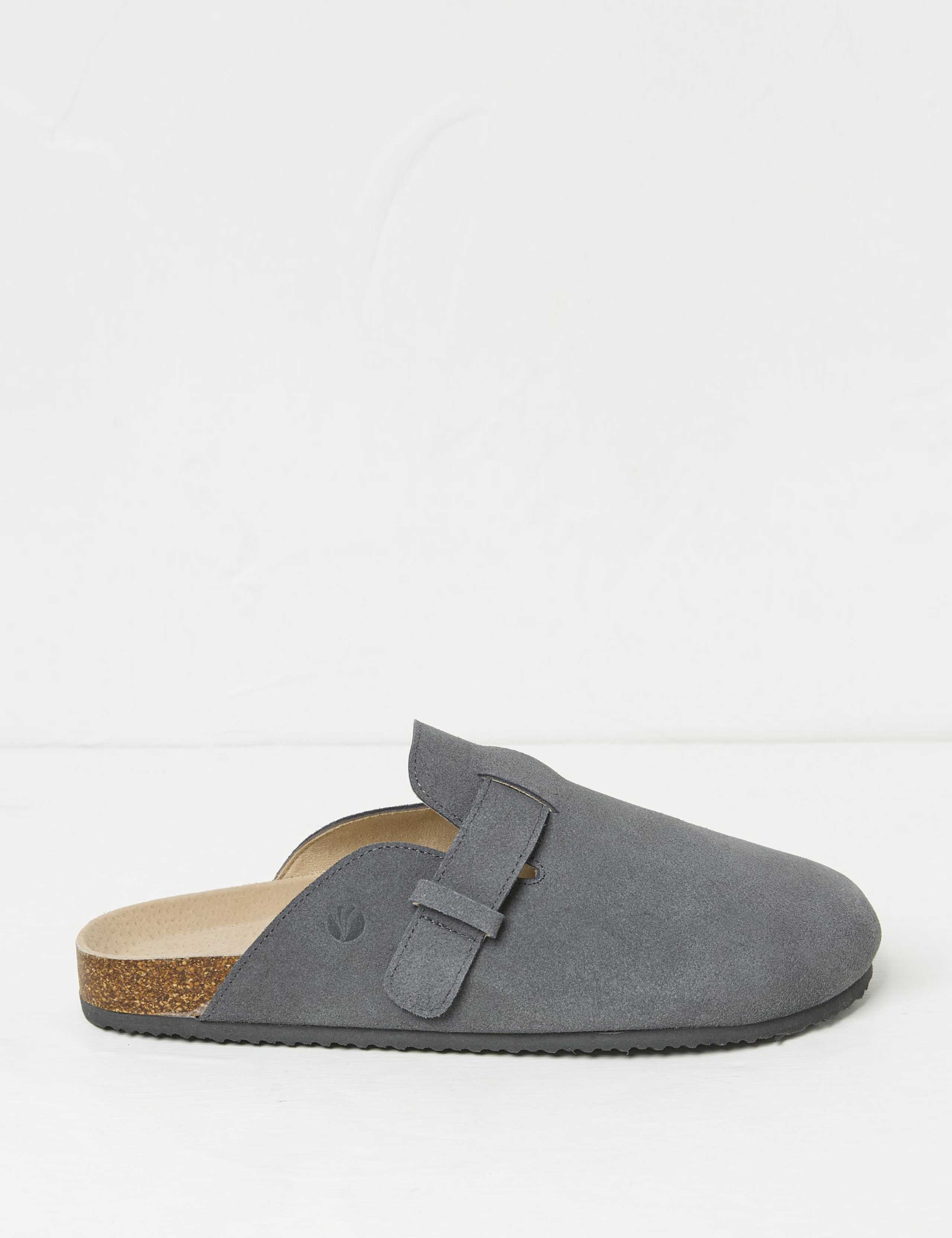 Suede Mule Slippers