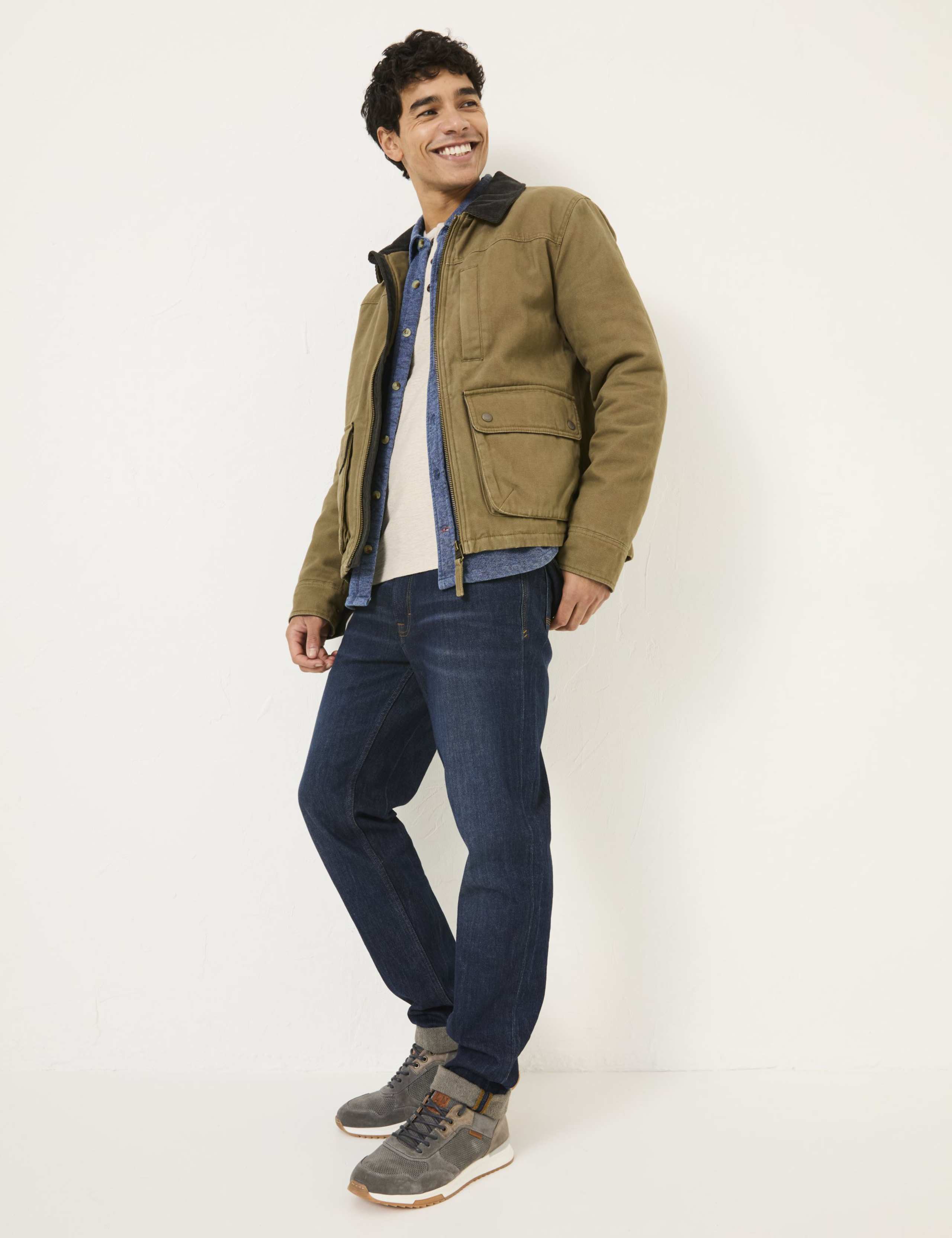 Pure Cotton Canvas Jacket
