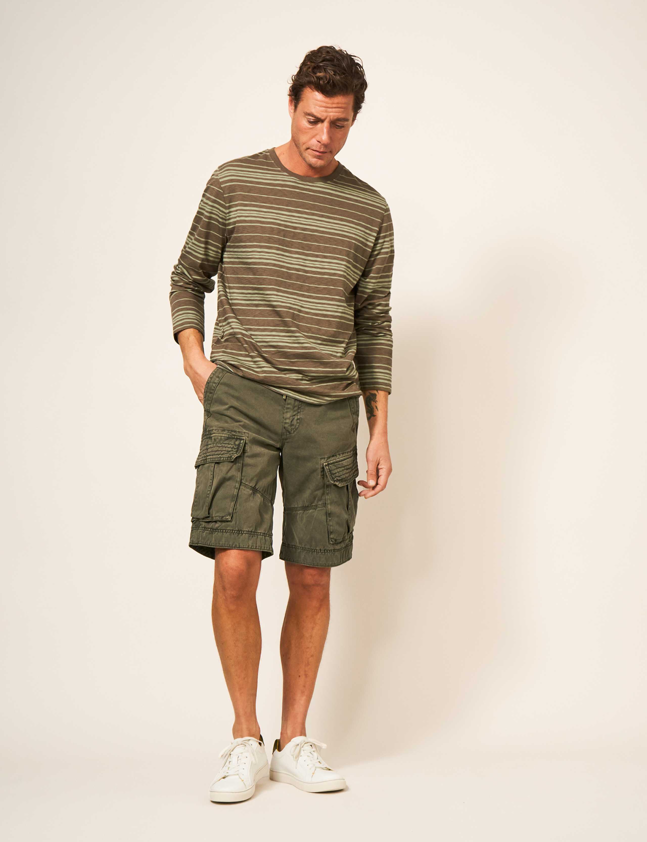Pure Cotton Cargo Shorts
