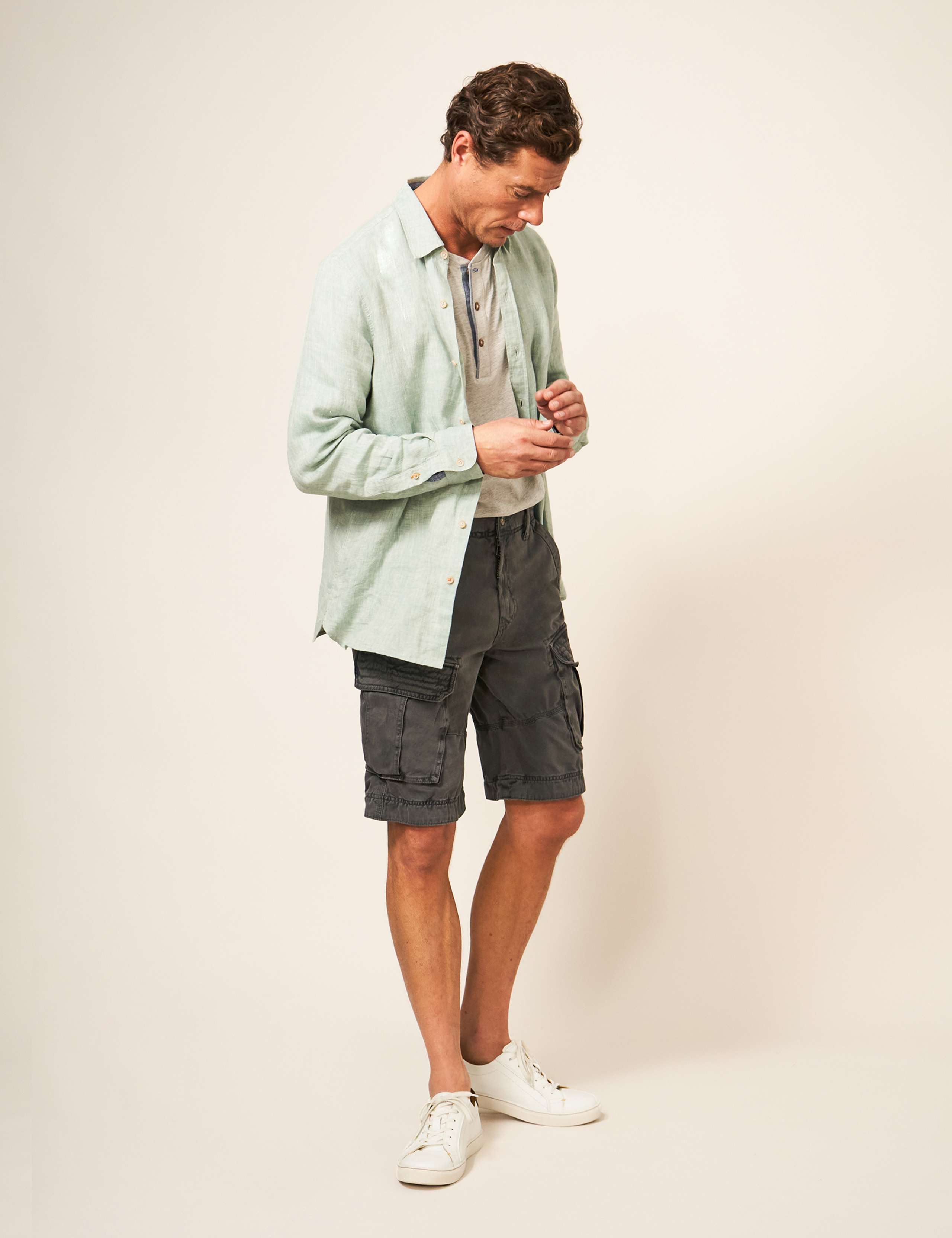 Pure Cotton Cargo Shorts