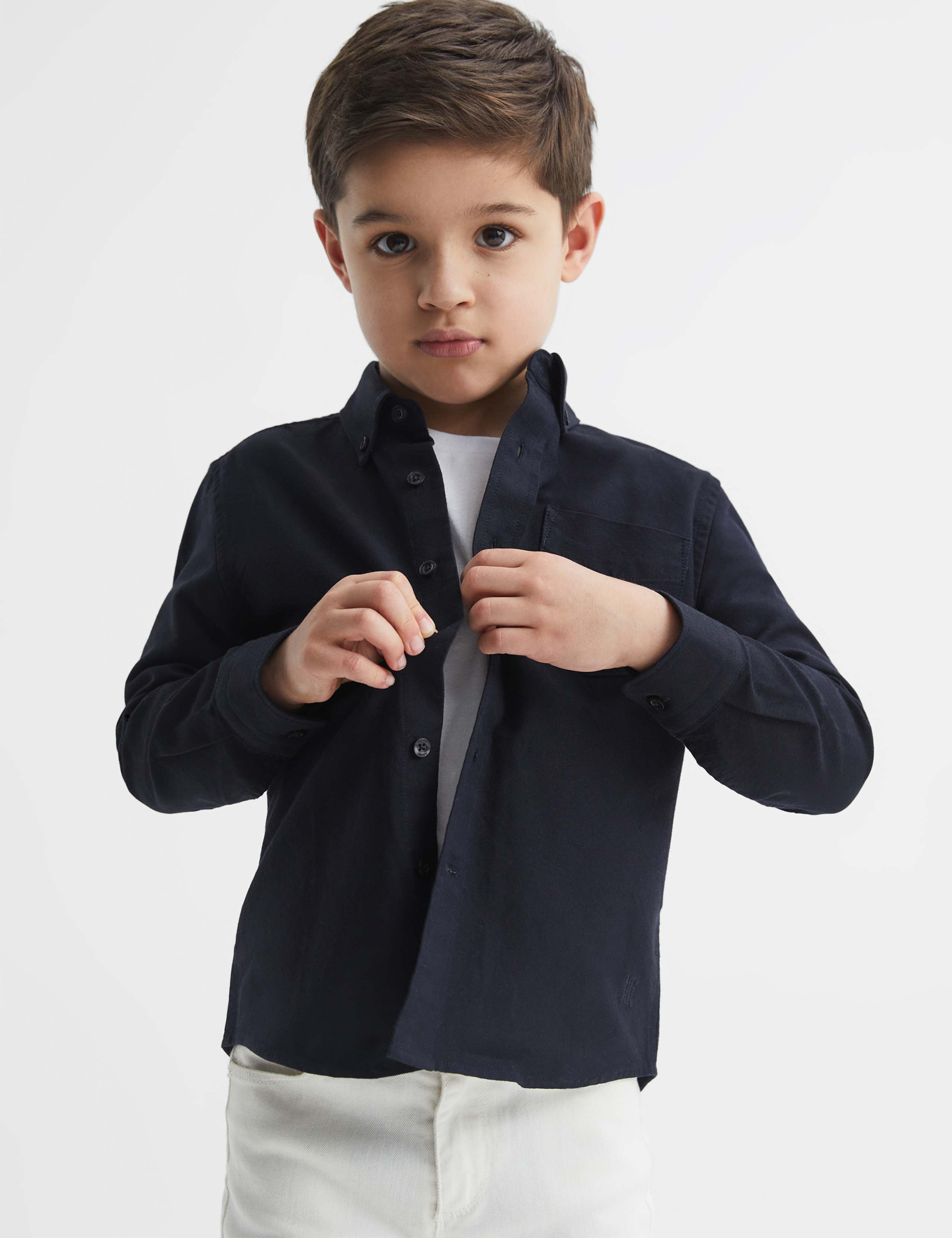Pure Cotton Oxford Shirt (3-14 Yrs)