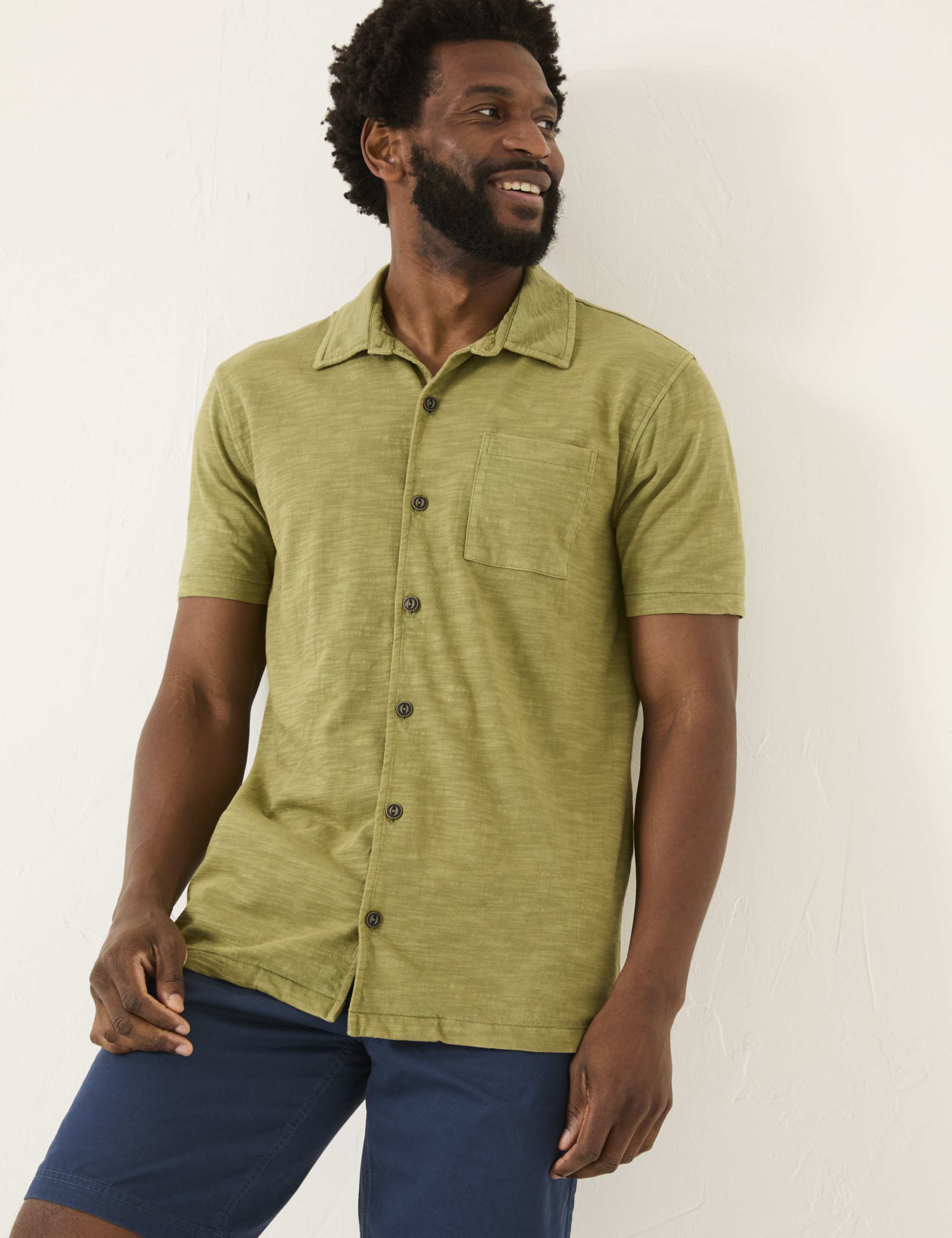 Pure Cotton Jersey Shirt