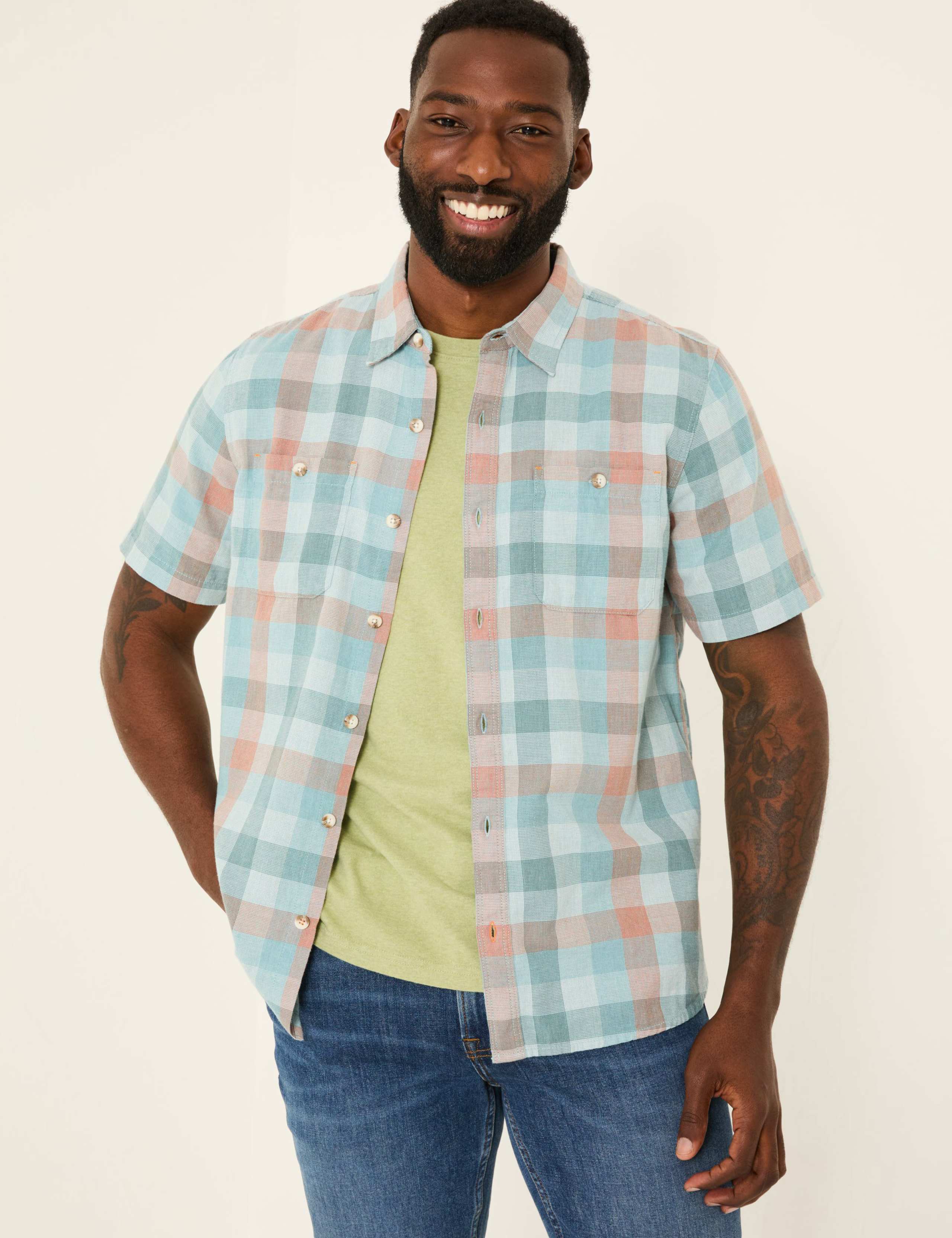 Pure Cotton Check Shirt