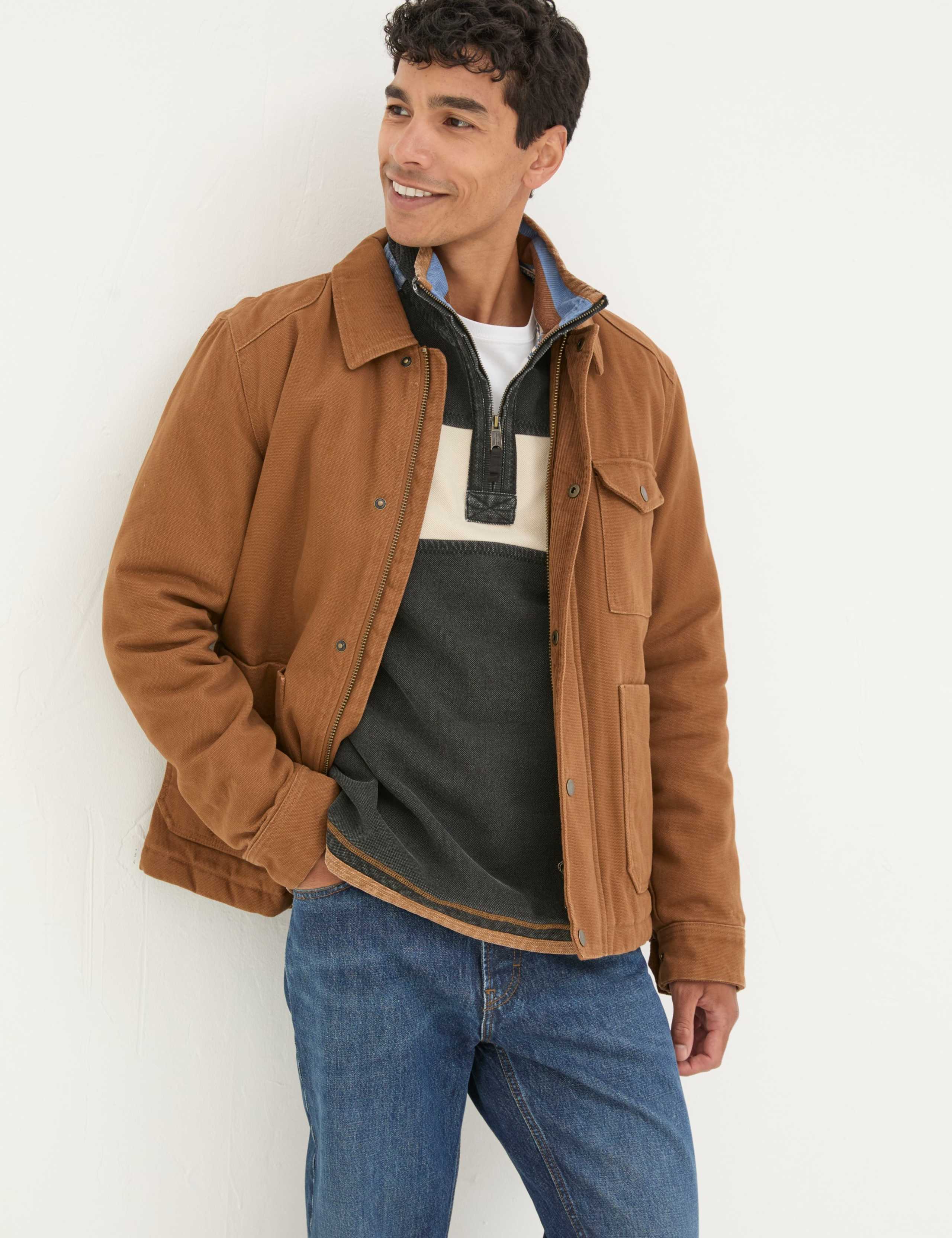 Pure Cotton Padded Utility Jacket