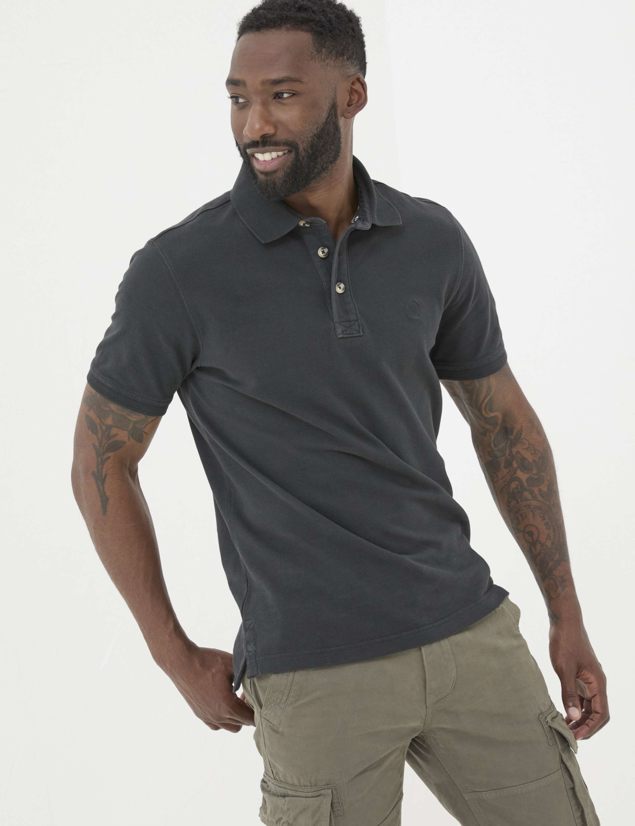 Pure Cotton Polo Shirt