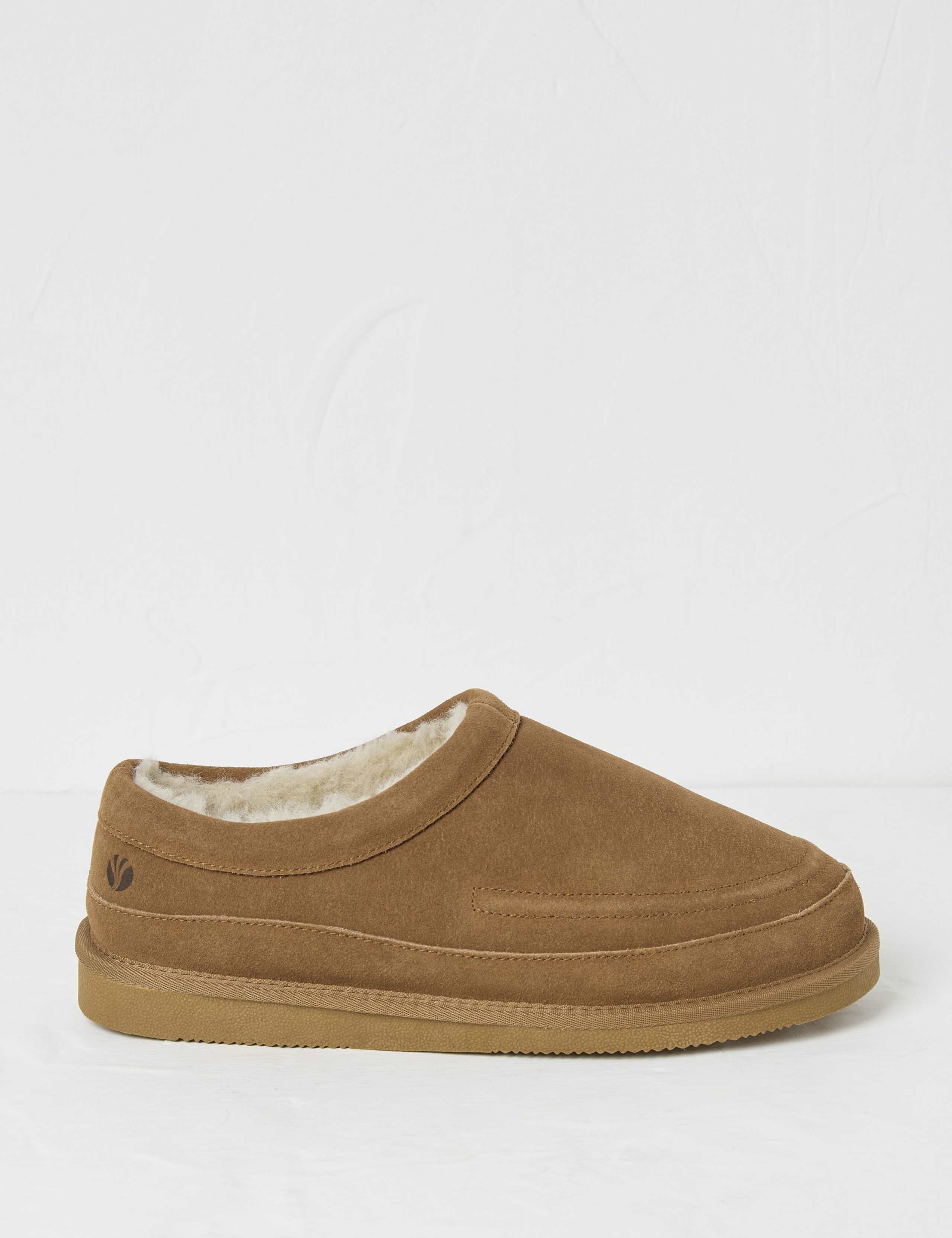 Suede Mule Slippers