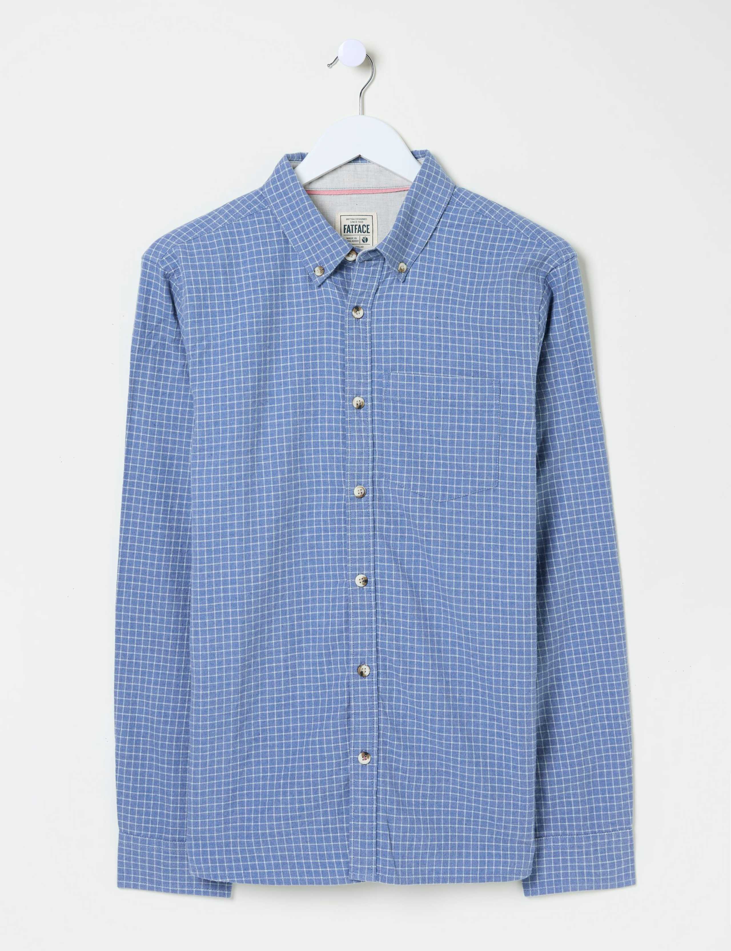 Pure Cotton Check Shirt