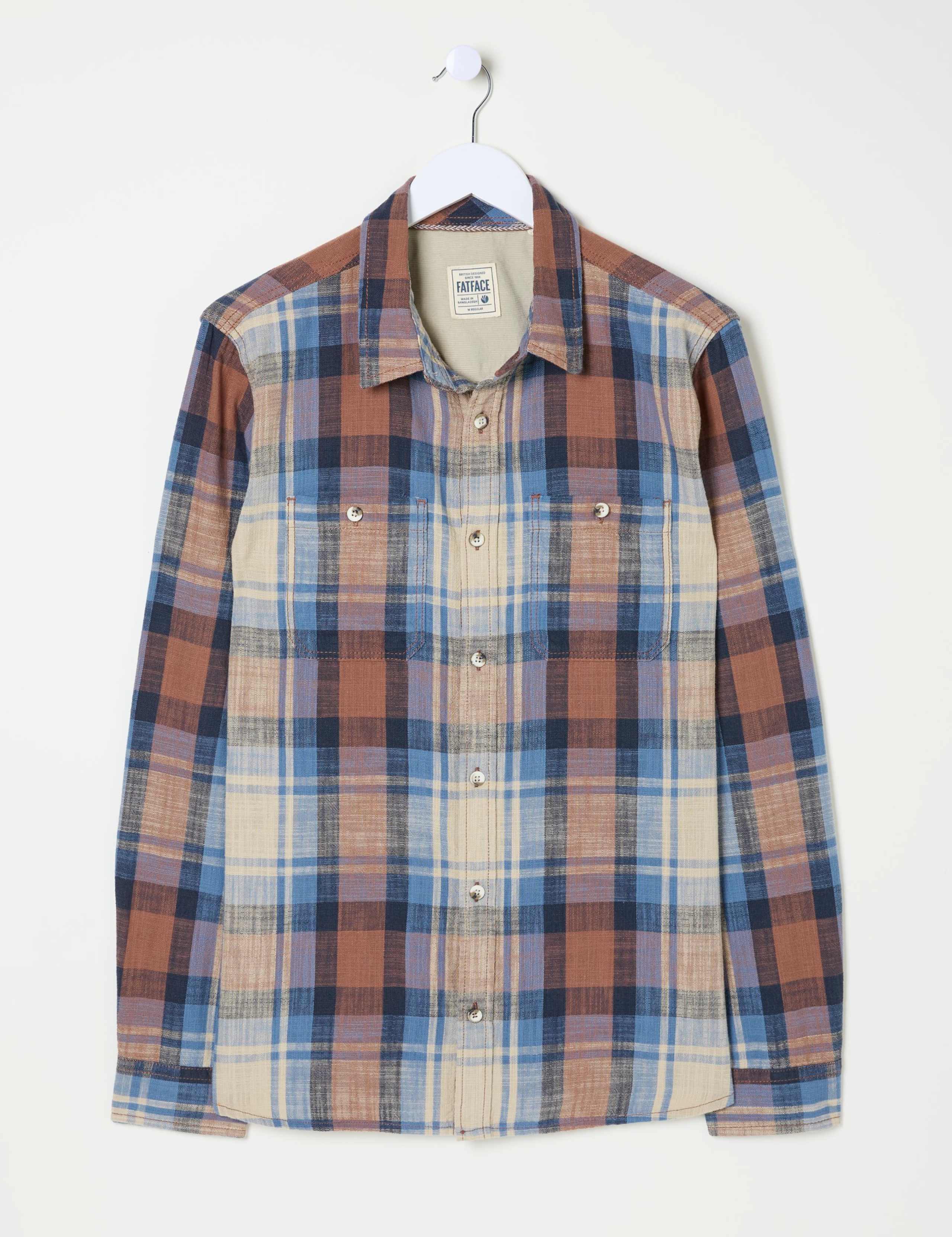 Pure Cotton Check Shirt
