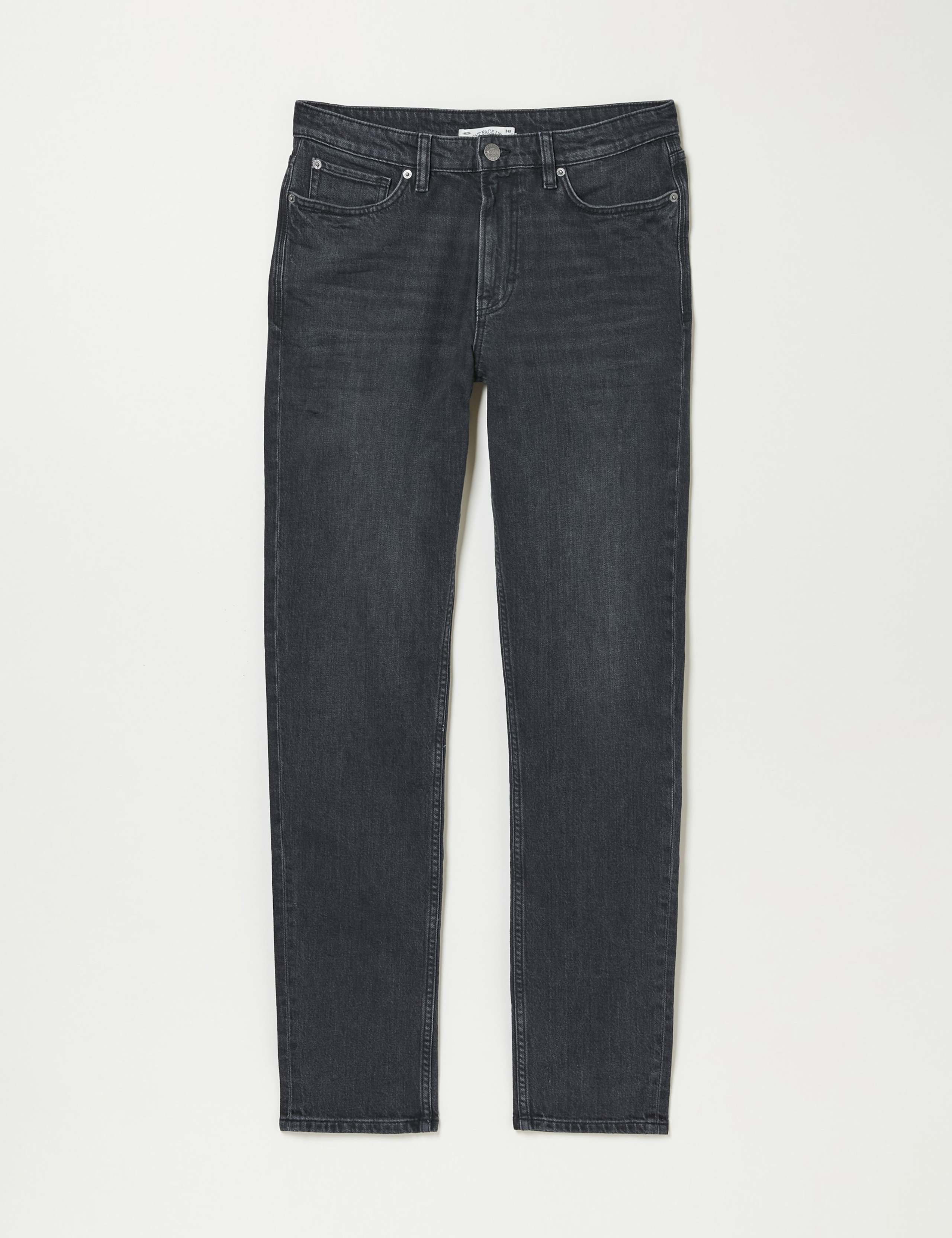 Slim Fit 5 Pocket Vintage Wash Jeans