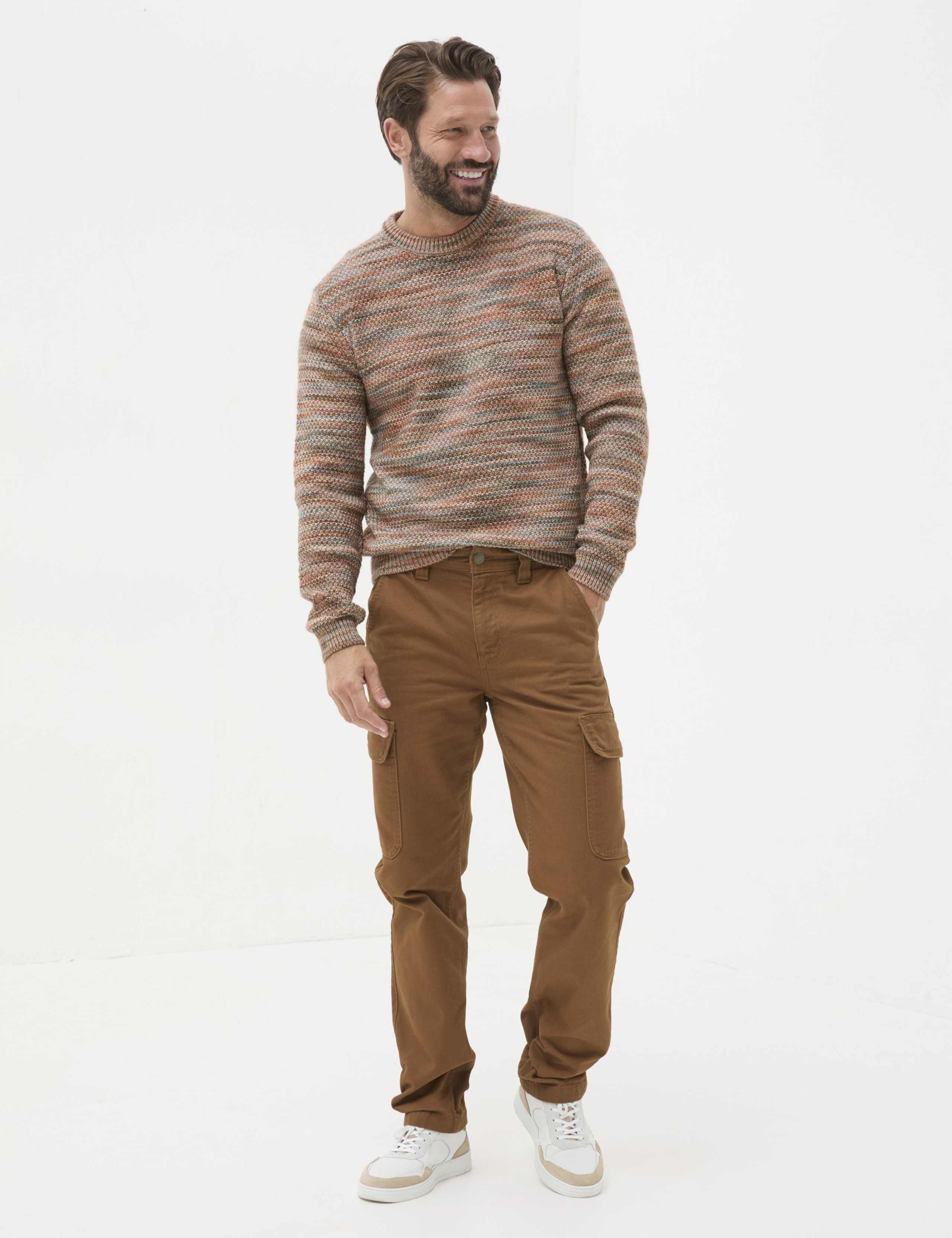 Pure Cotton Cargo Trousers