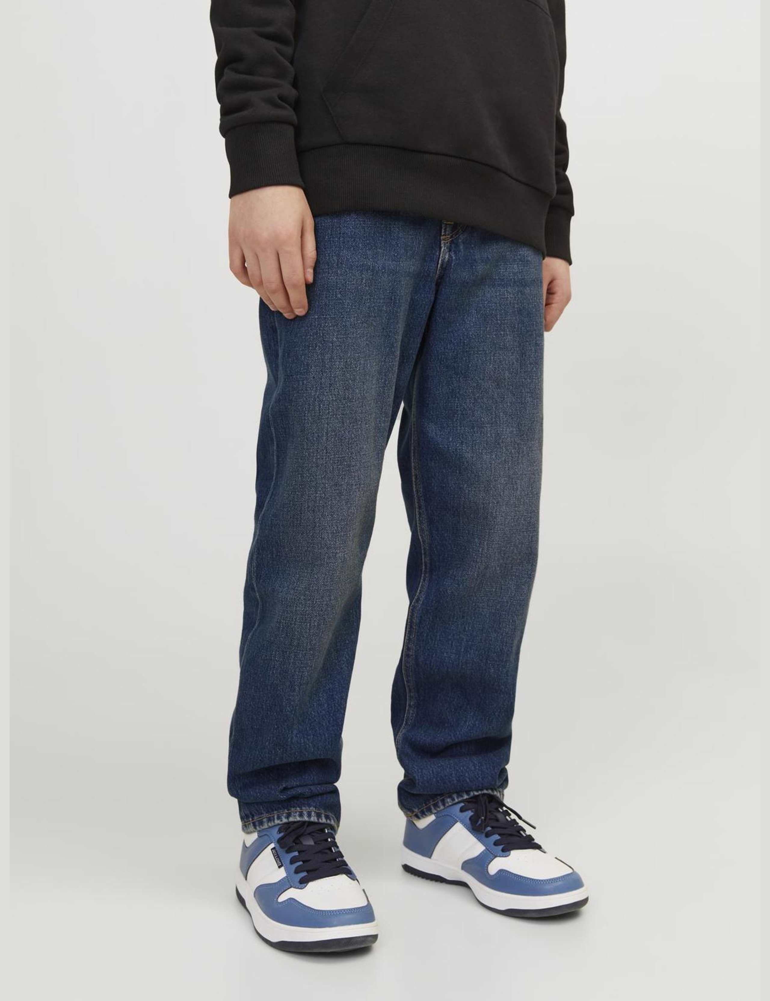 Relaxed Pure Cotton Denim Jeans (8-16 Yrs)