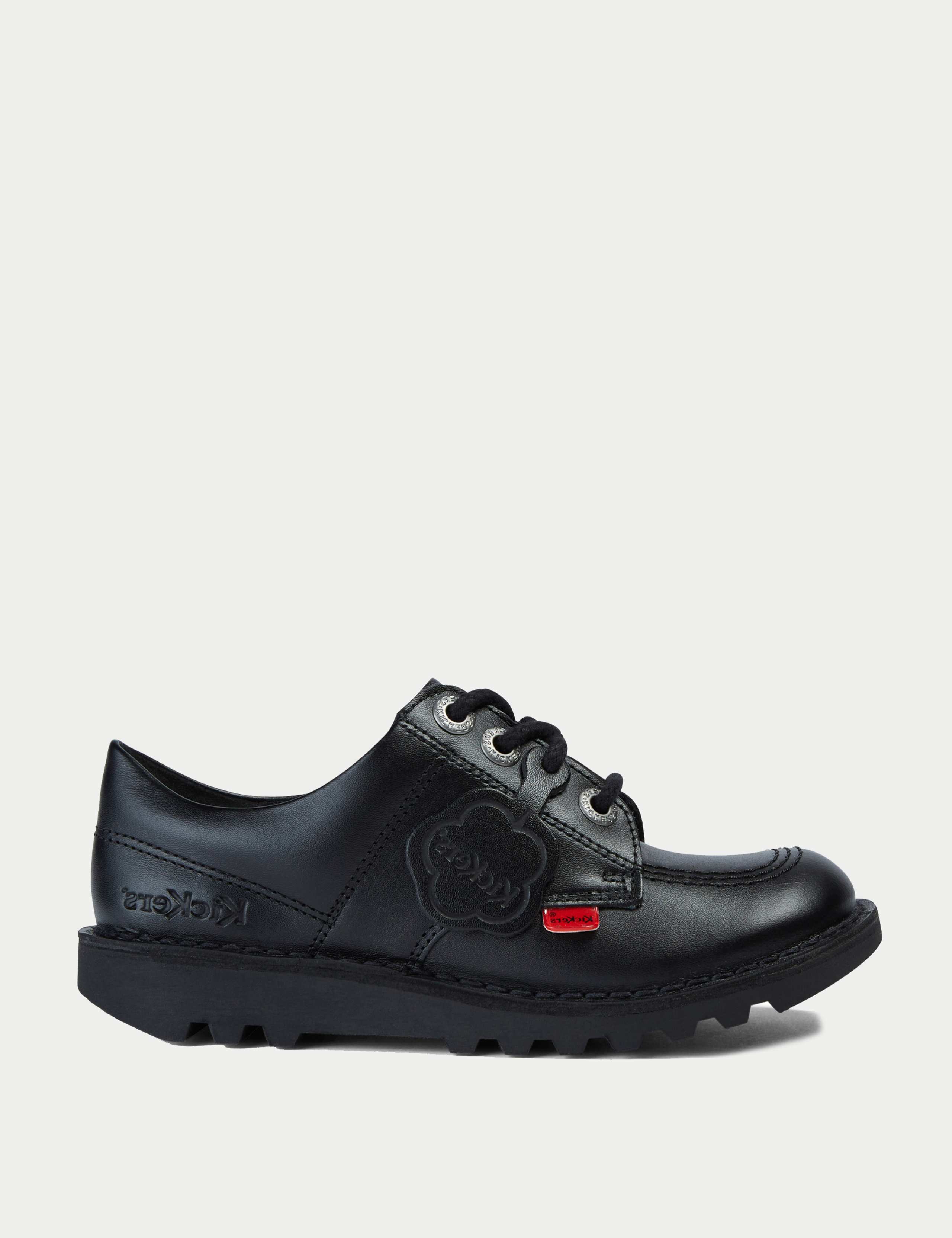 Kids' Leather School Shoes (12.5 Small - 2.5 Large)