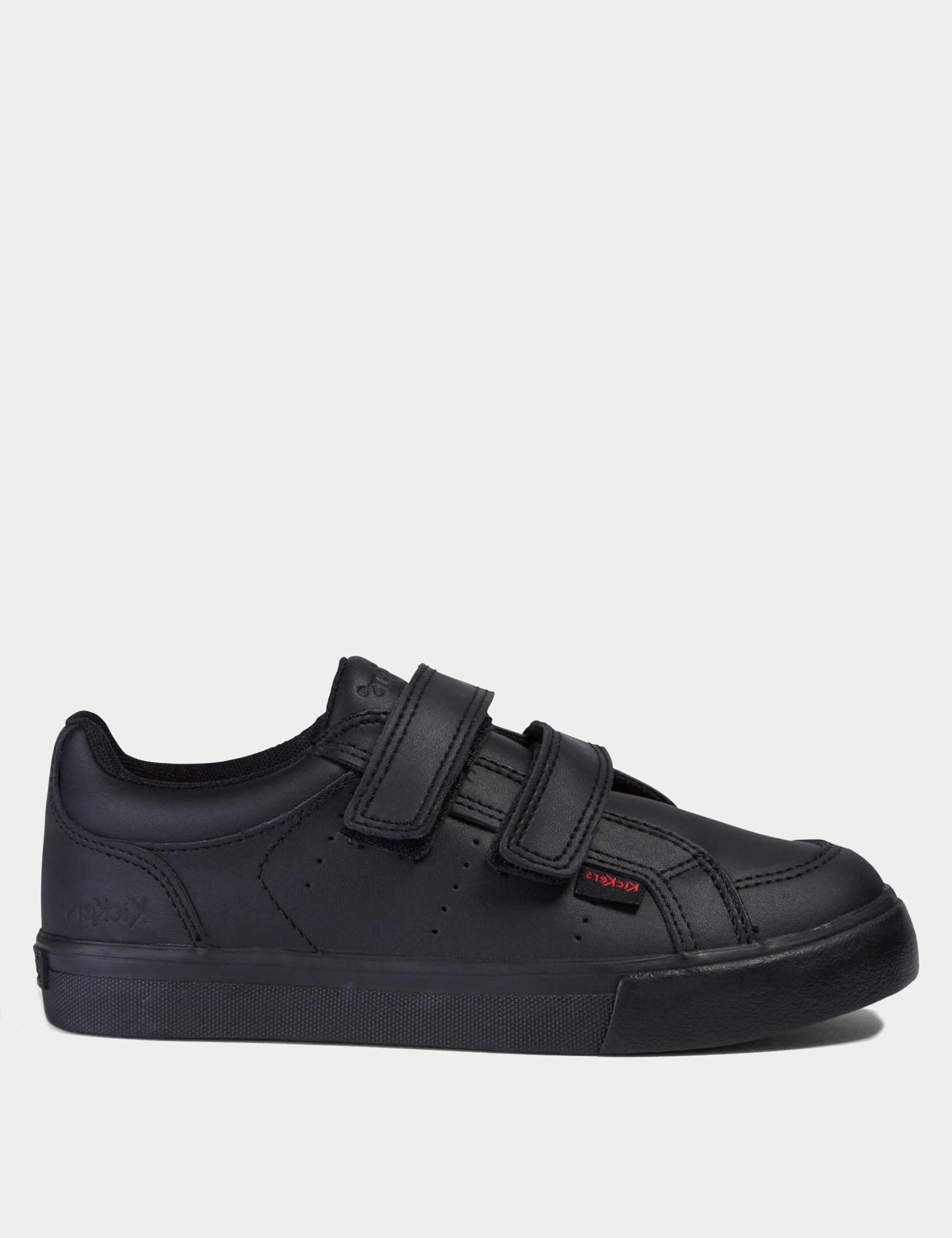 Kids' Leather Riptape School Shoes