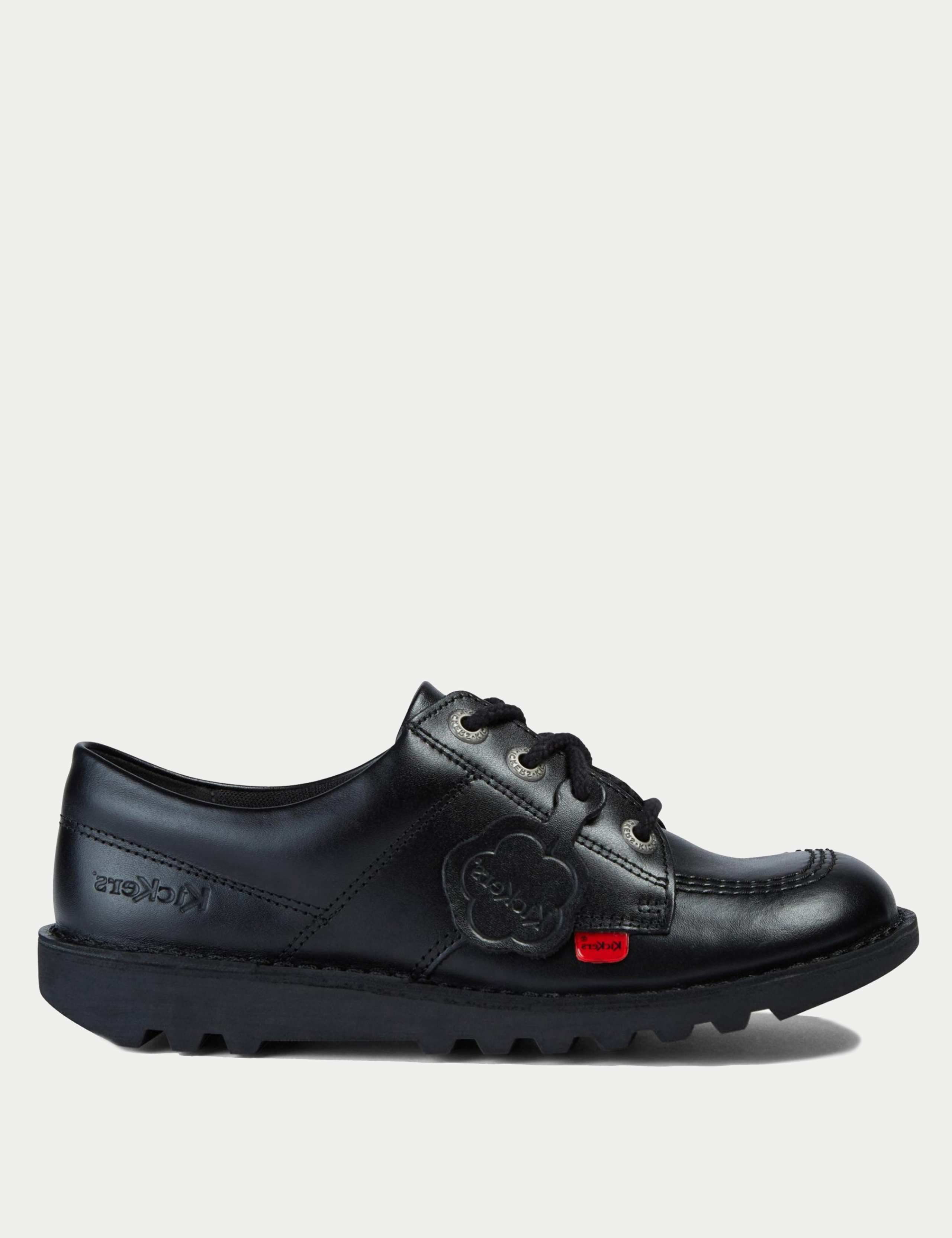 Kids' Leather Lace School Shoes