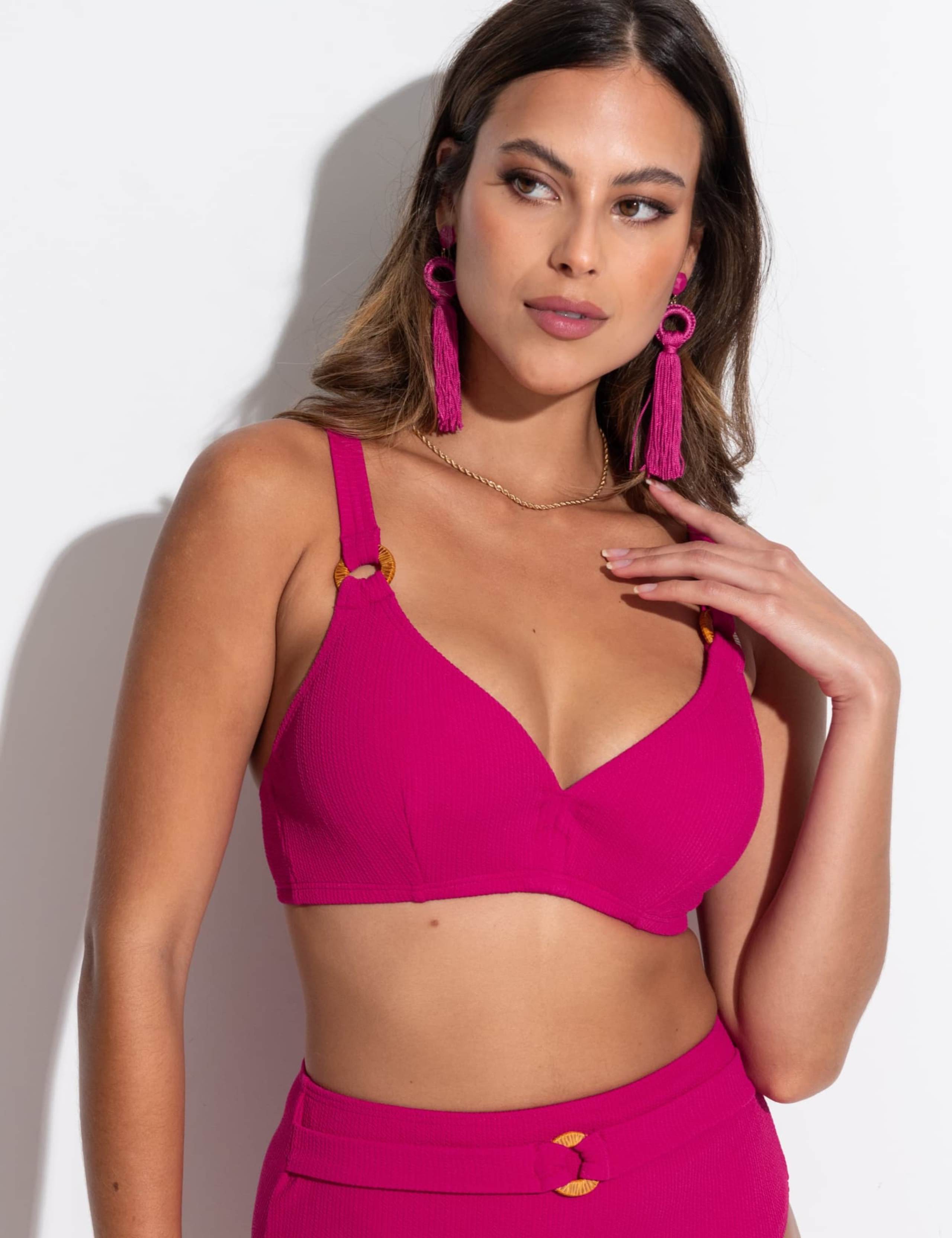 Cali Wired Ring Detail Bikini Top