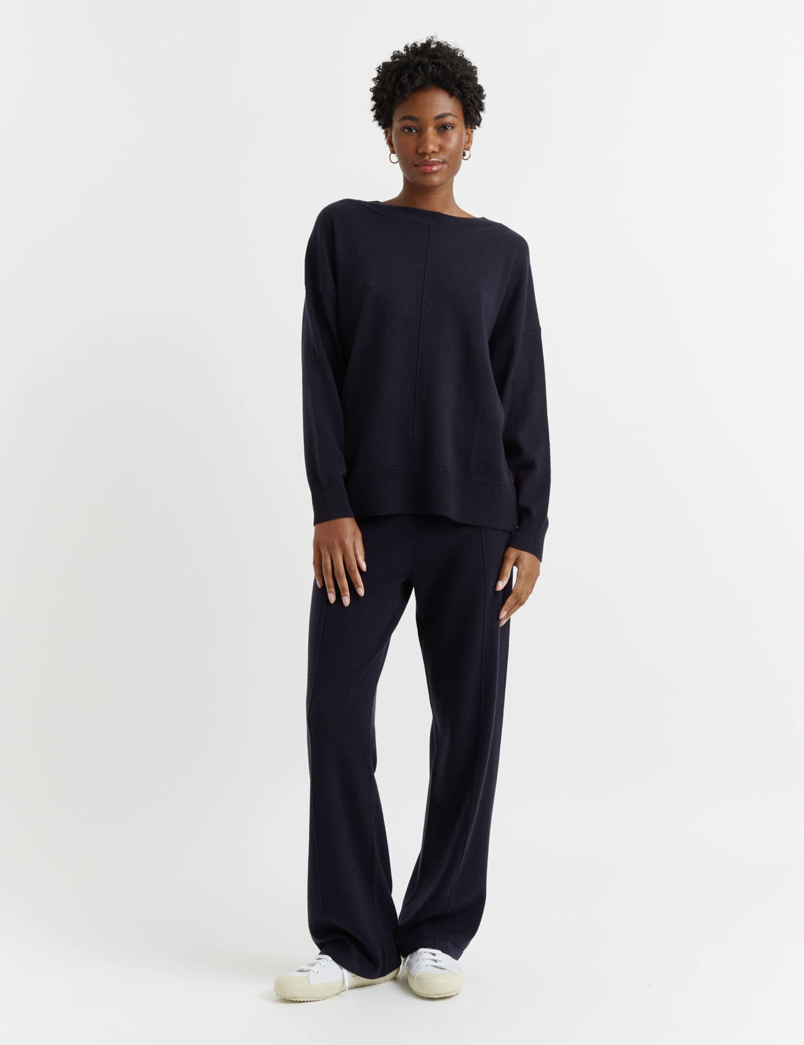 Wool Rich with Cashmere Relaxed Jumper