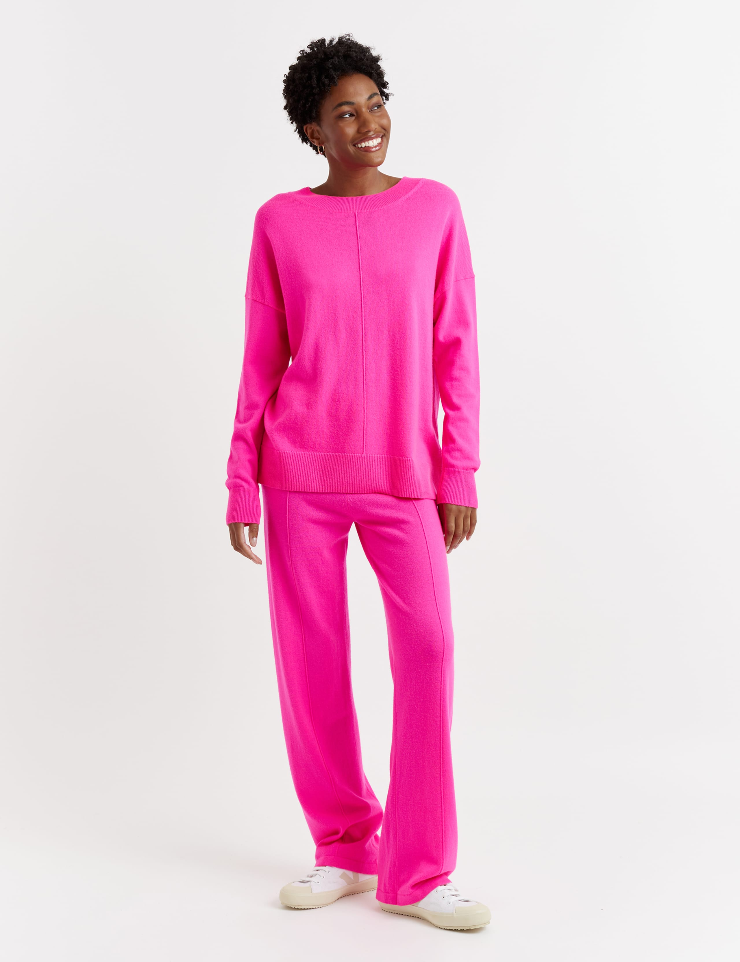 Wool Rich with Cashmere Relaxed Jumper