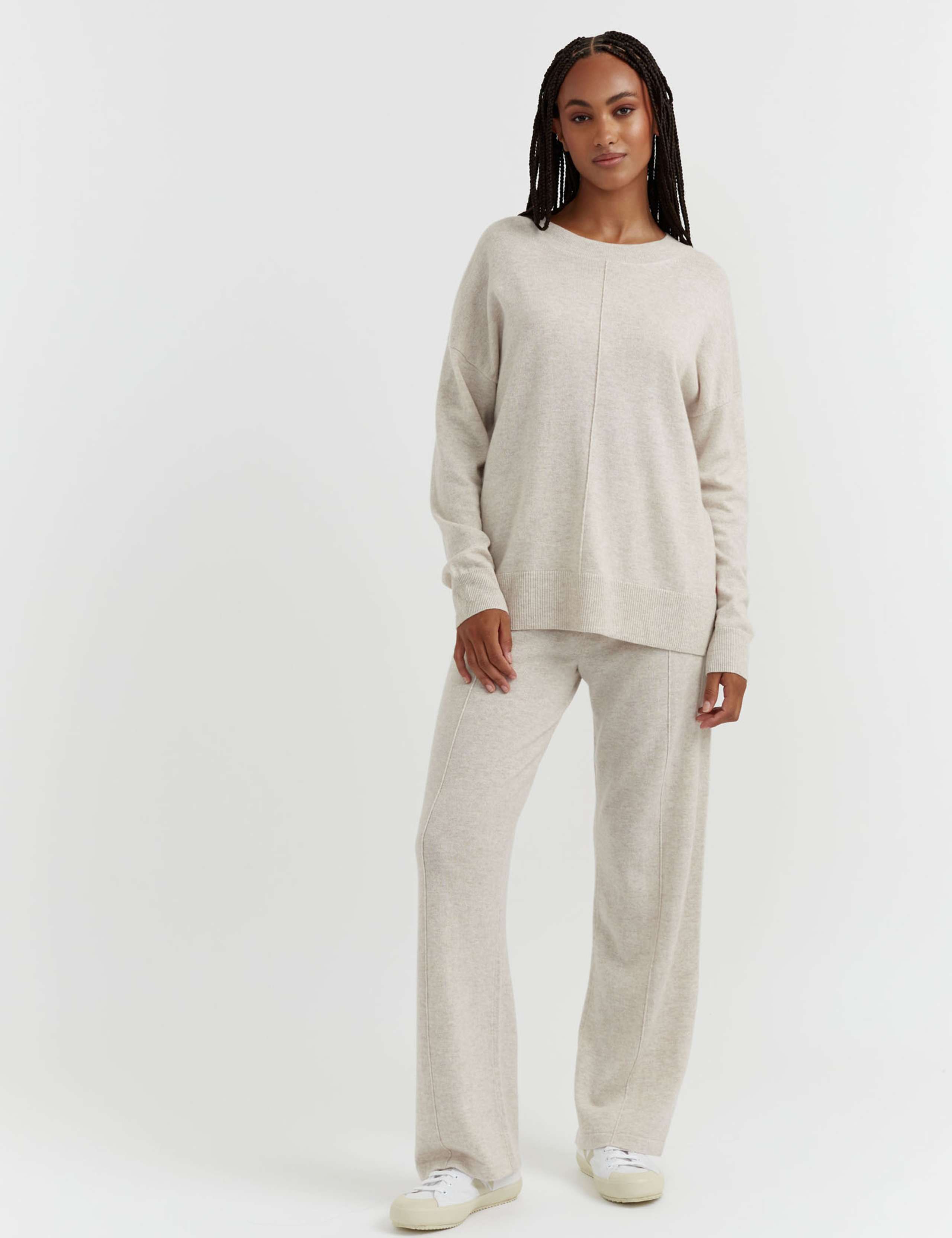 Wool Rich with Cashmere Relaxed Jumper