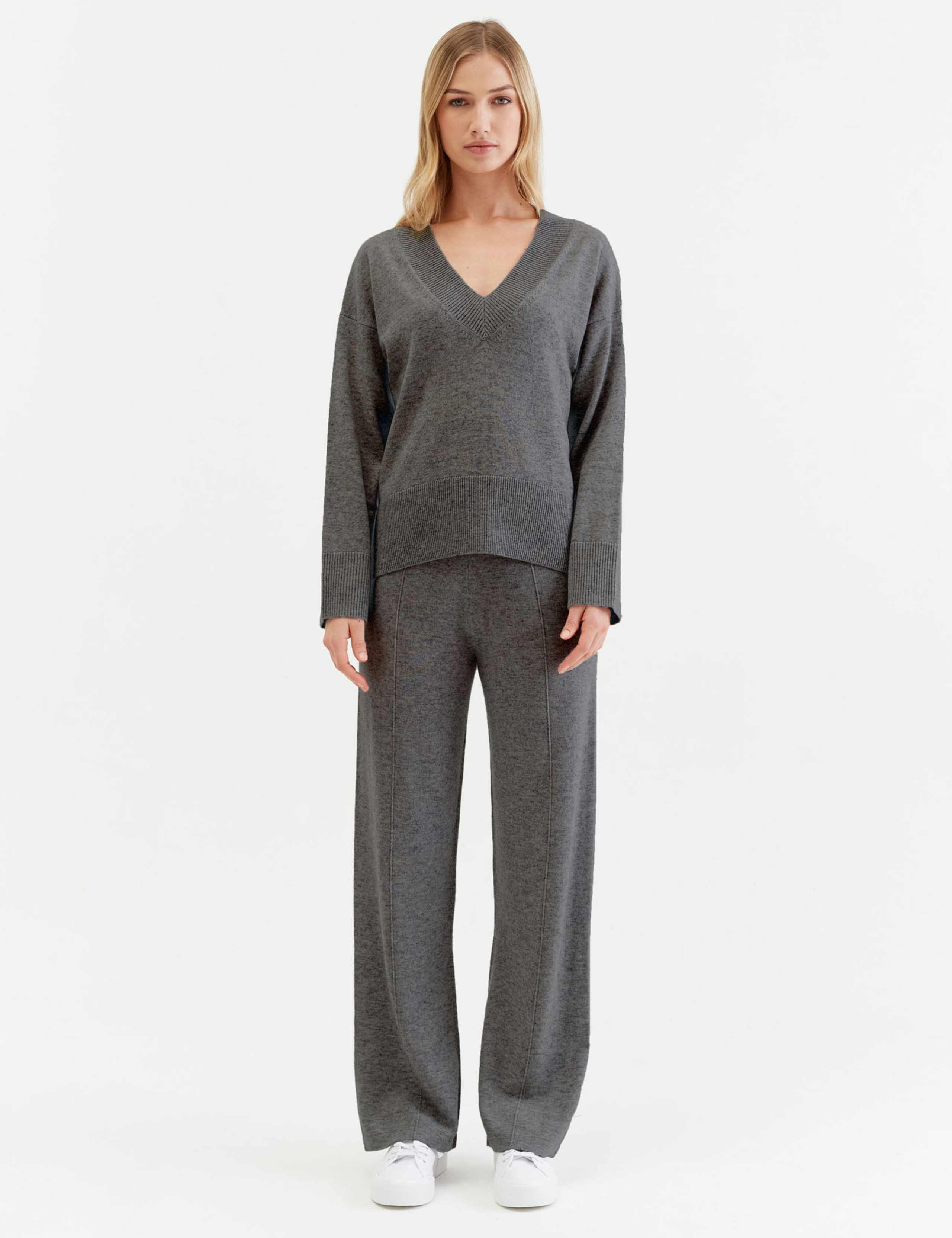 Wool Rich Relaxed Jumper with Cashmere