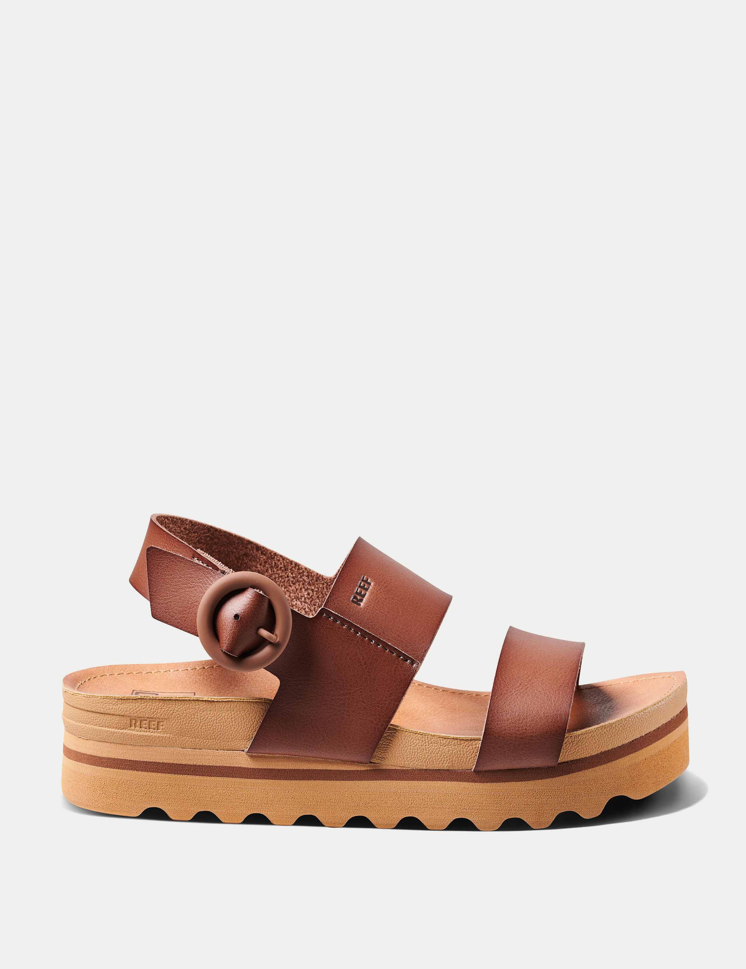 Vista Hi Buckle Flatform Sandals