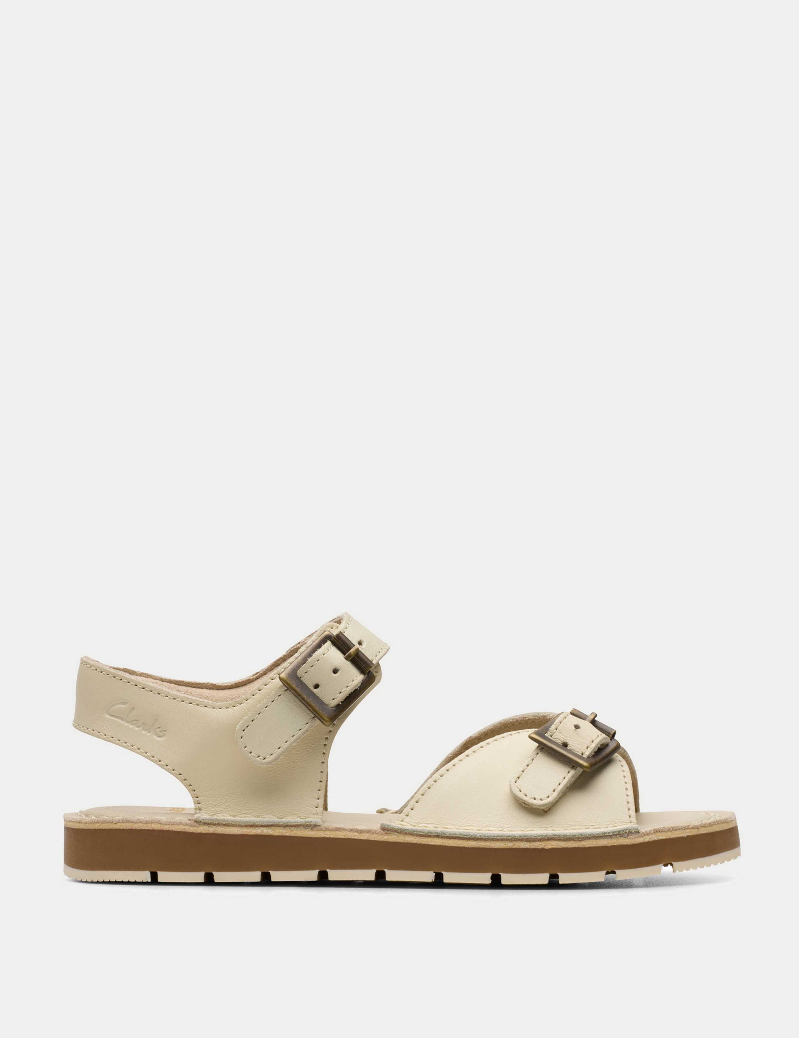 Leather Flat Sandals