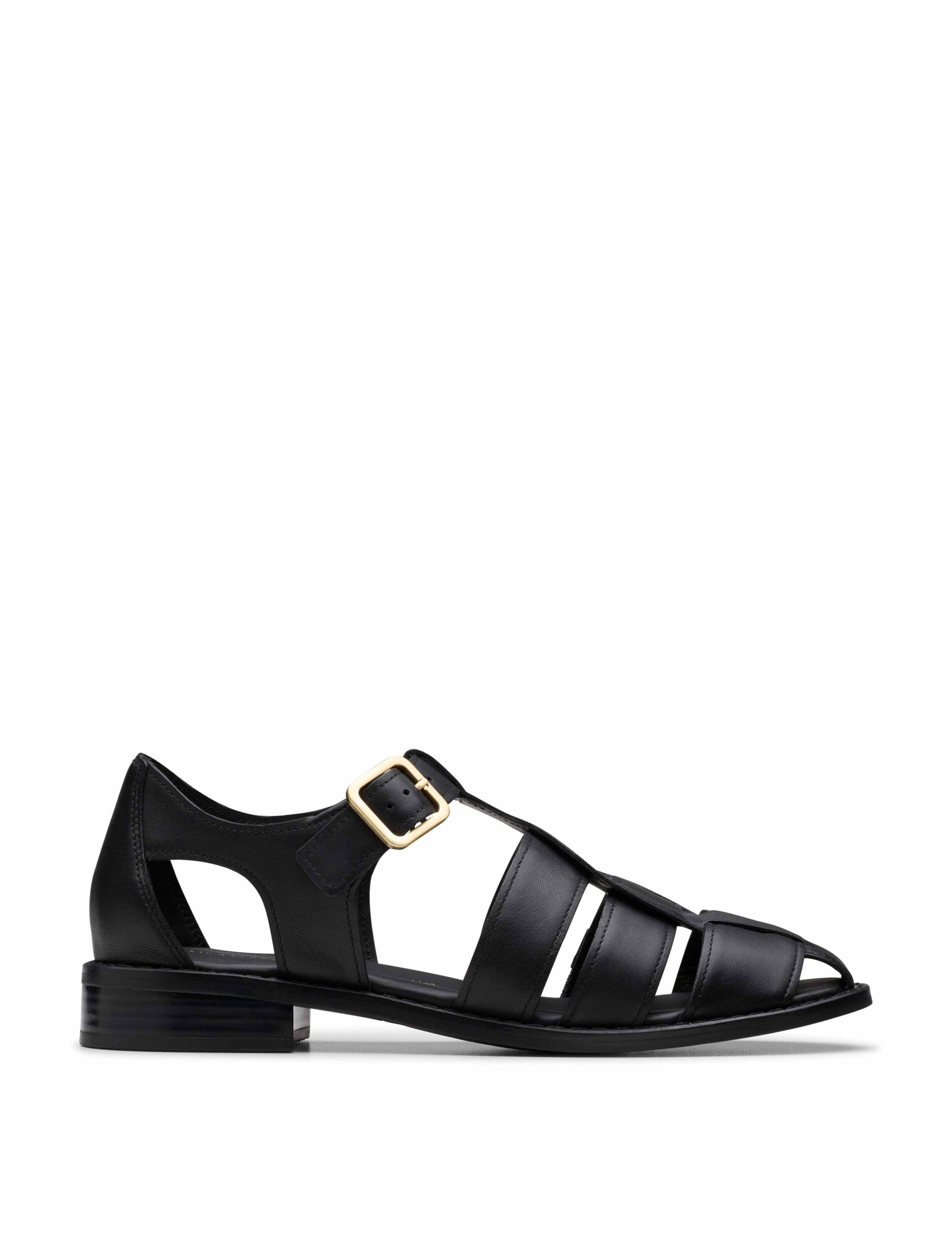 Leather Strappy Fisherman Sandals