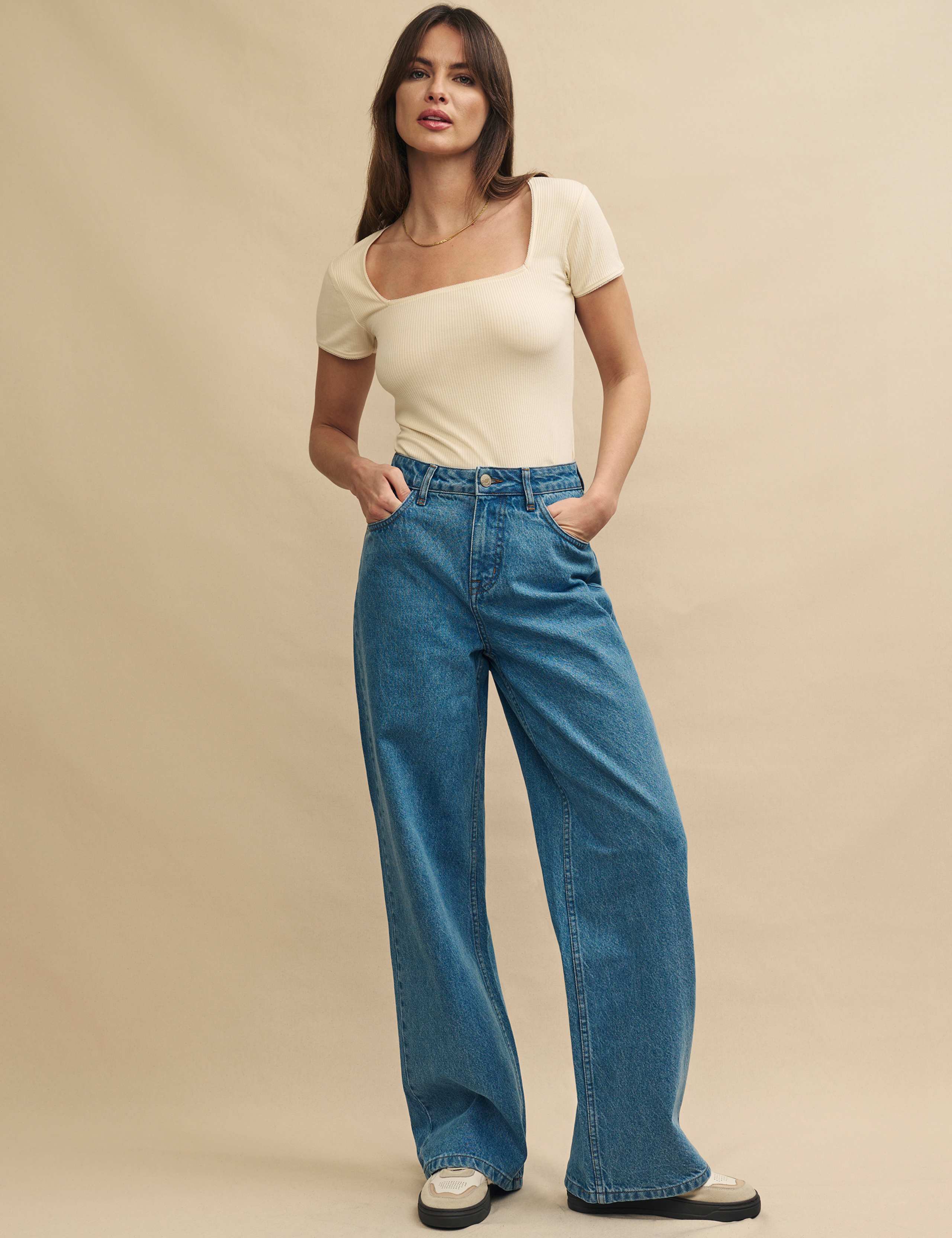 Wide Leg Jeans