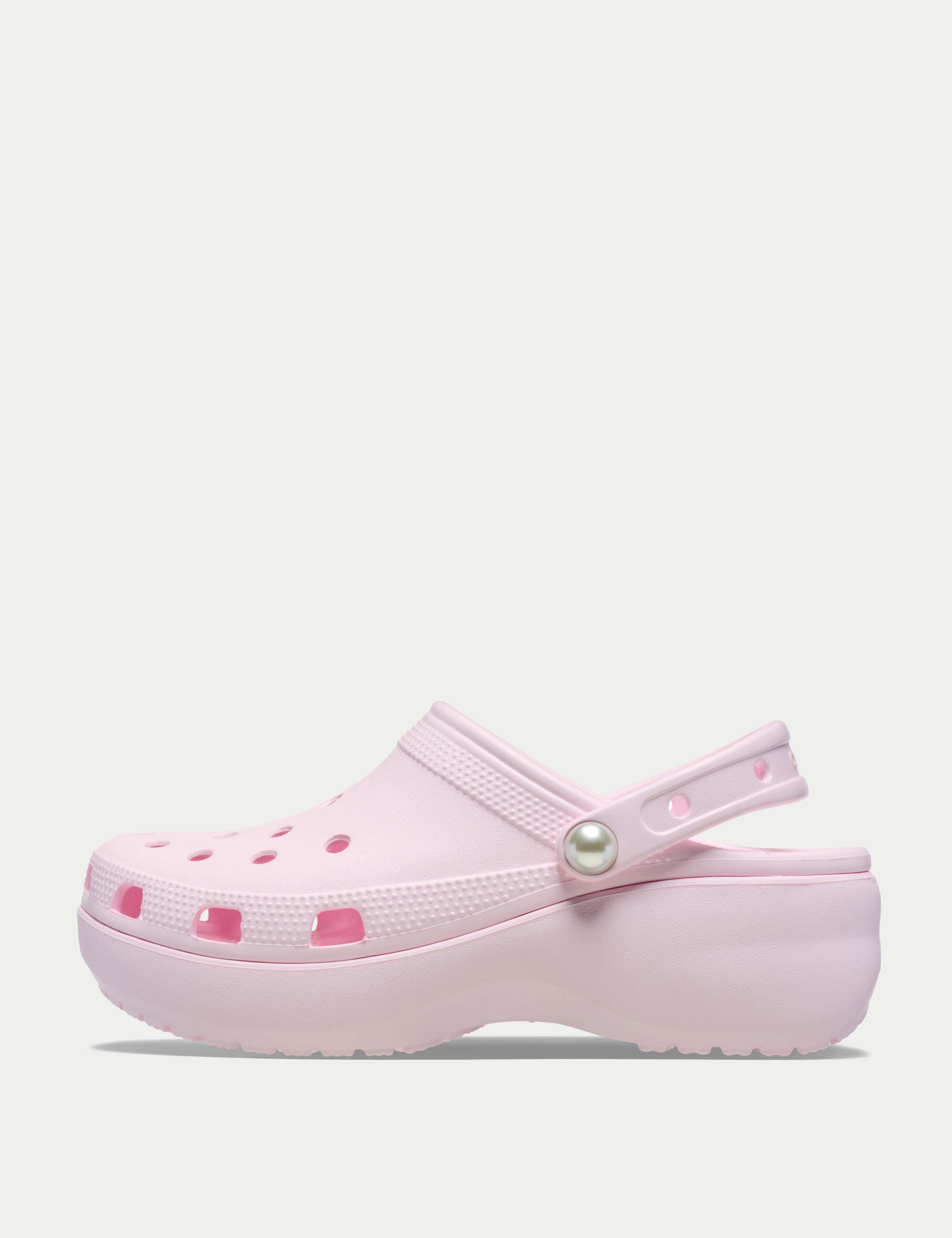 Pearl Ankle Strap Platform Clogs