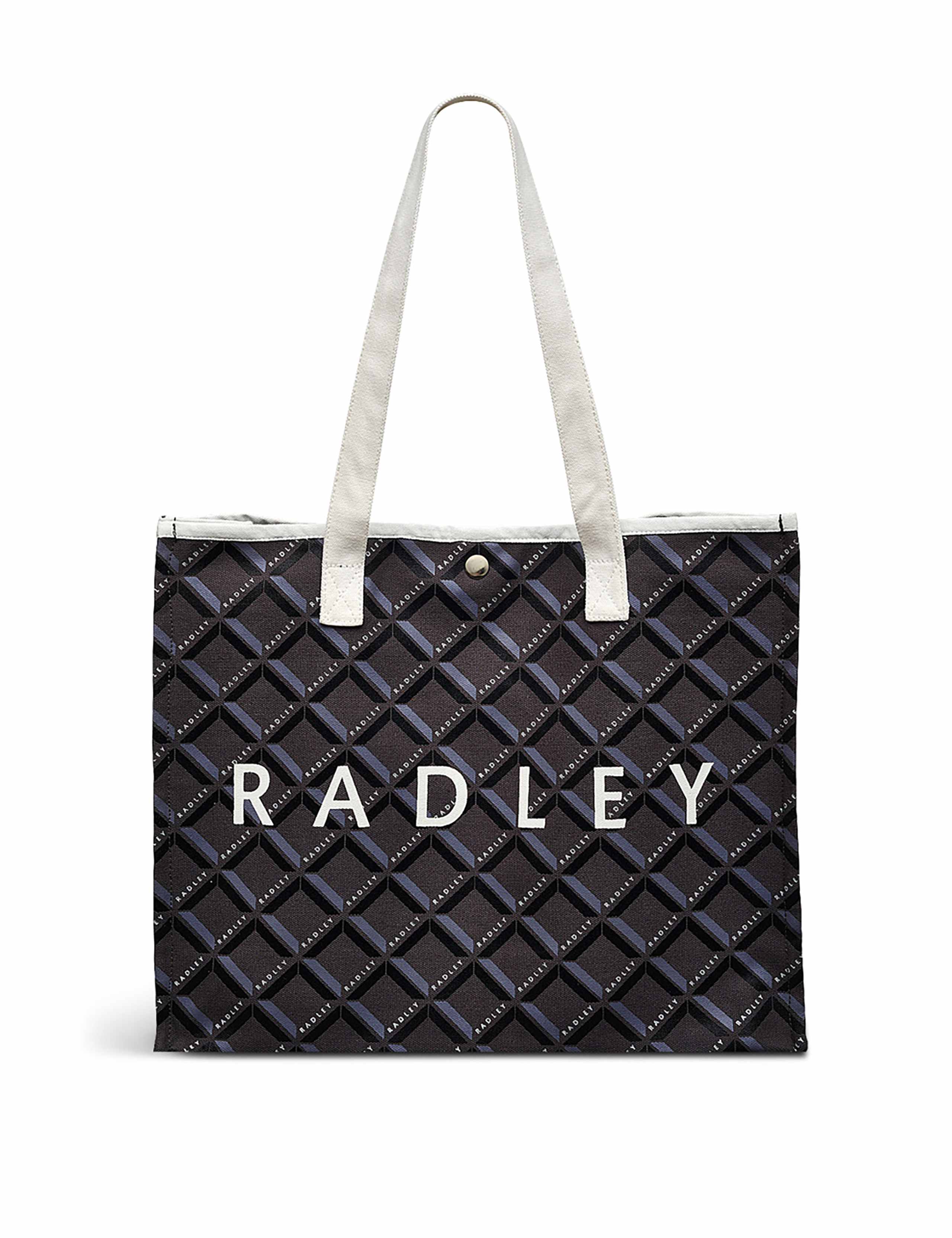 Canvas Geometric Tote Bag