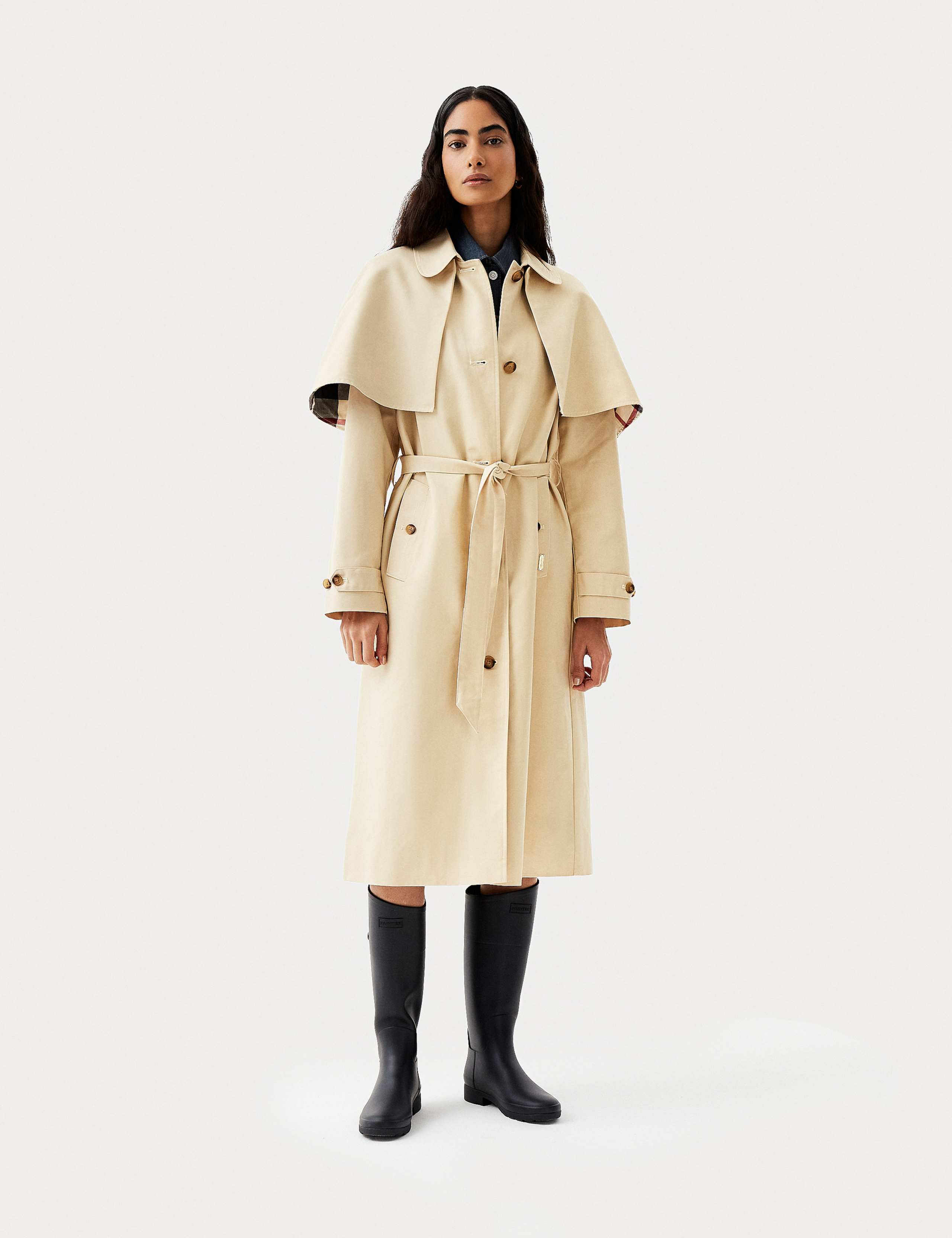 Keltie Pure Cotton Trench Coat