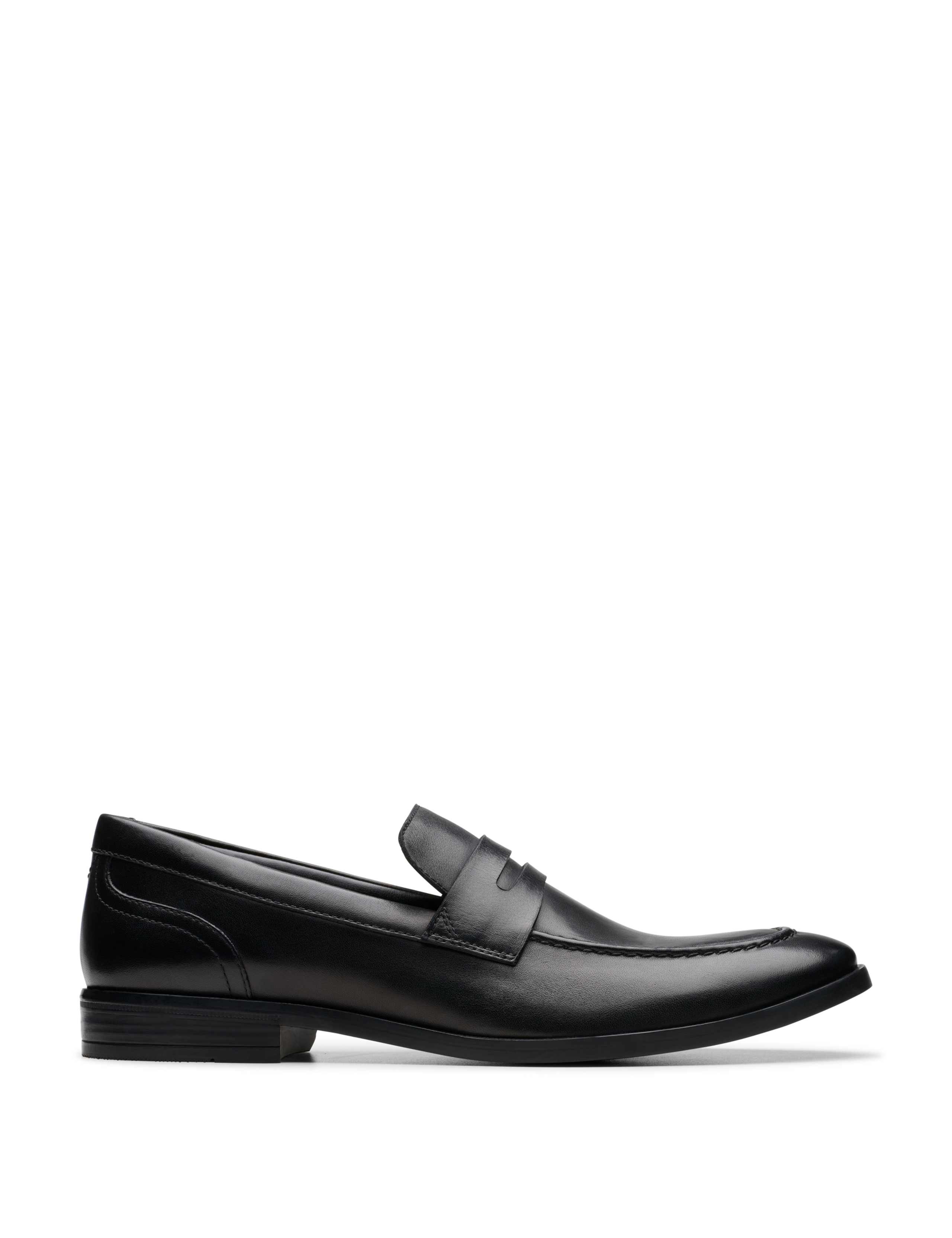 Leather Slip-On Brogues
