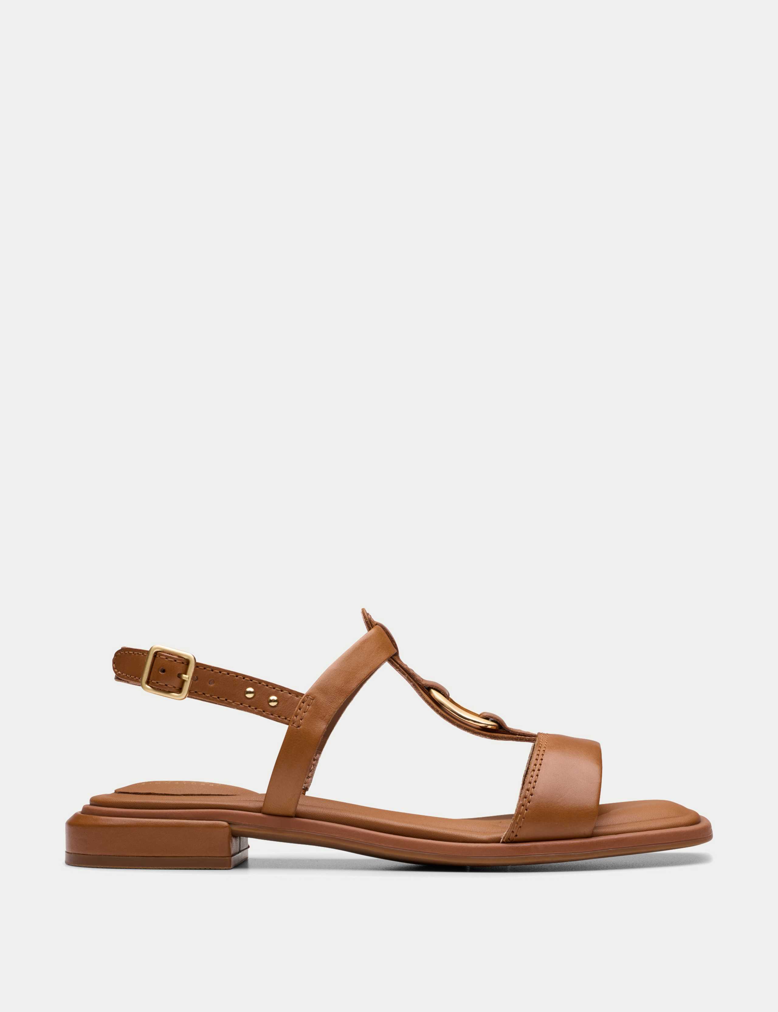 Leather Ankle Strap Sandals