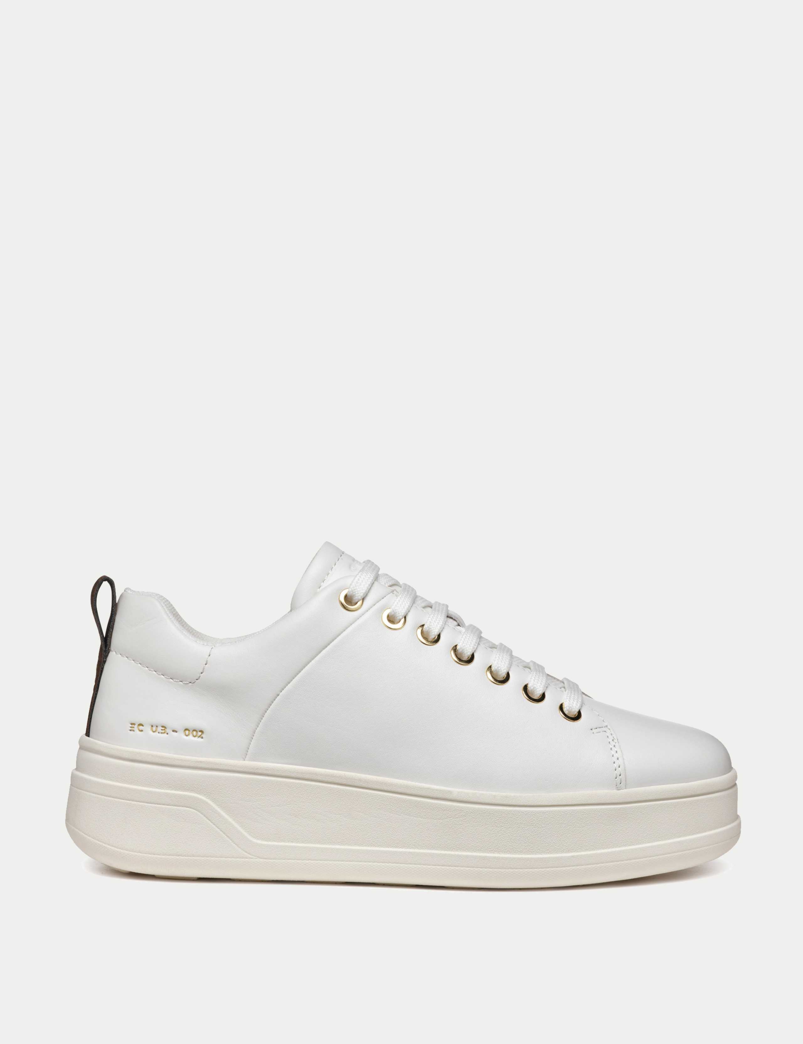 Leather Lace Up Trainers