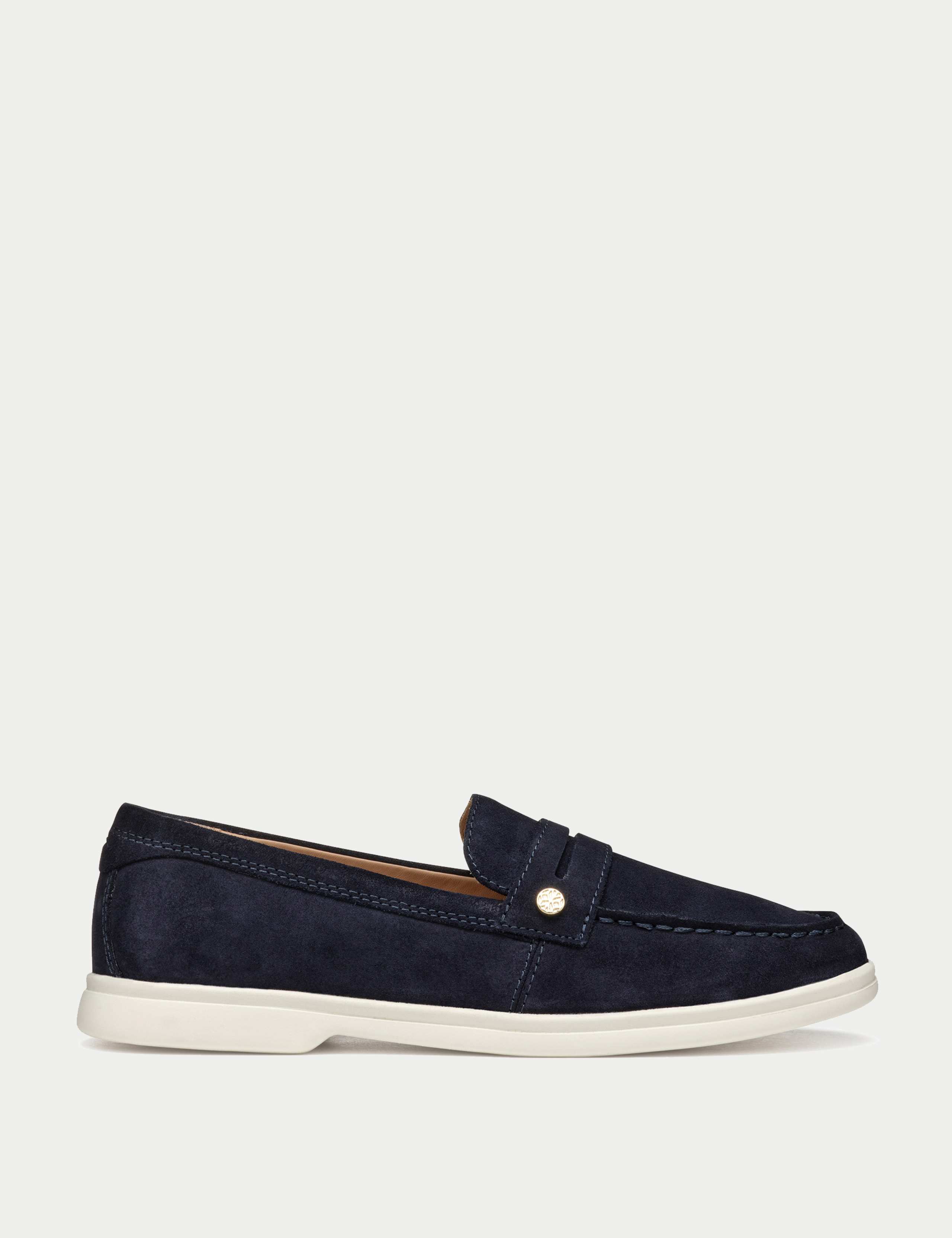 Suede Platform Loafers
