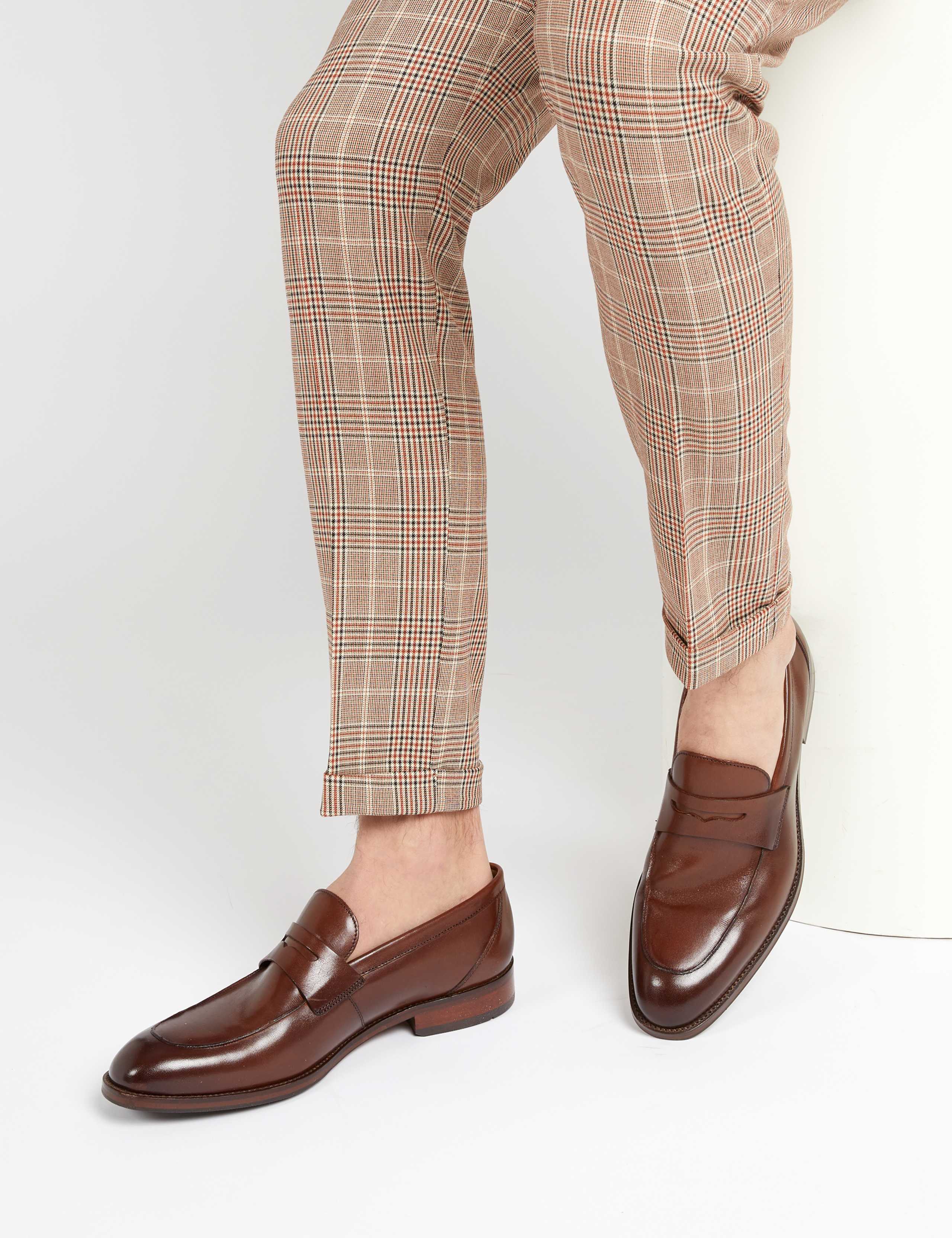 Suede Slip-On Loafers
