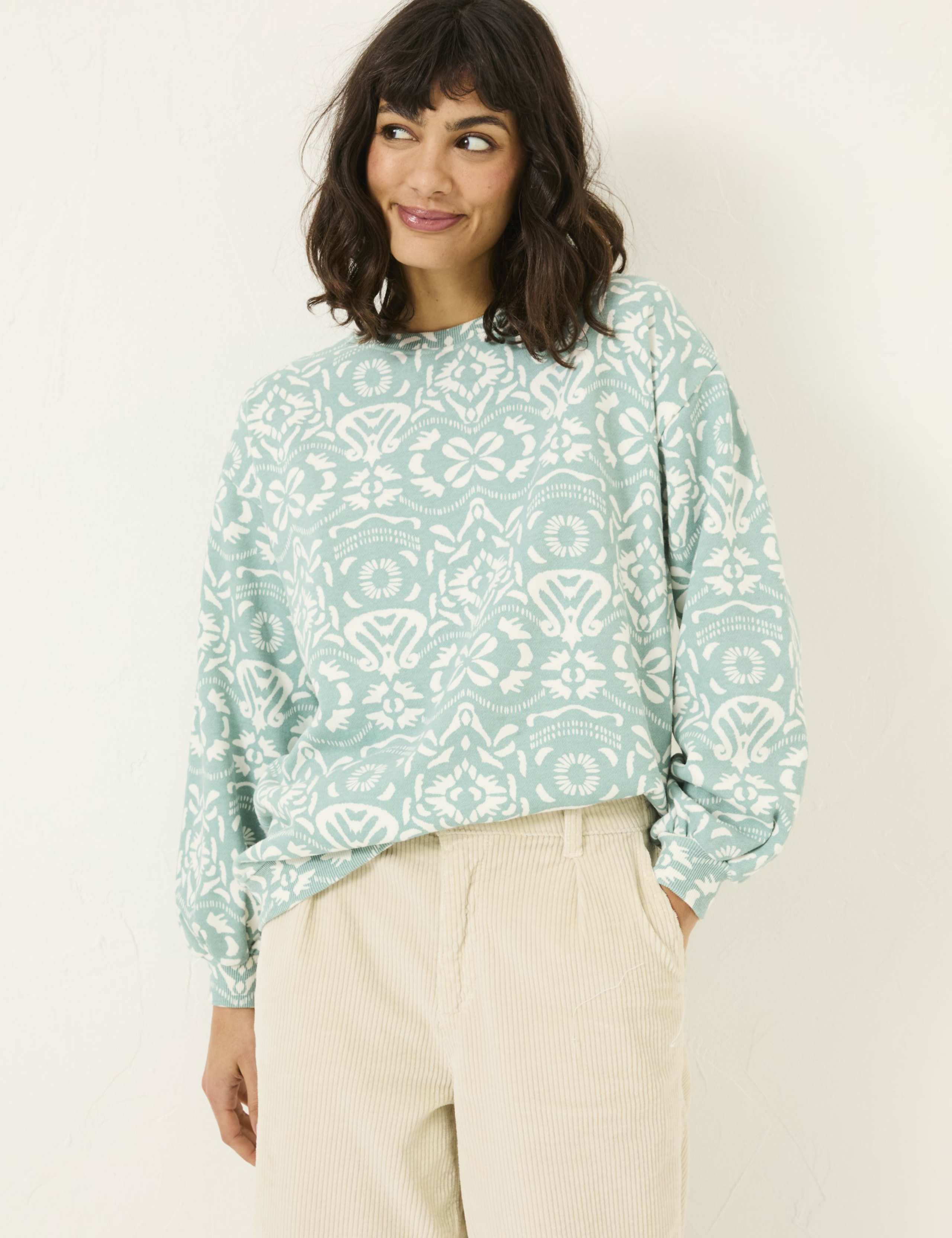 Cotton Rich Printed Sweatshirt