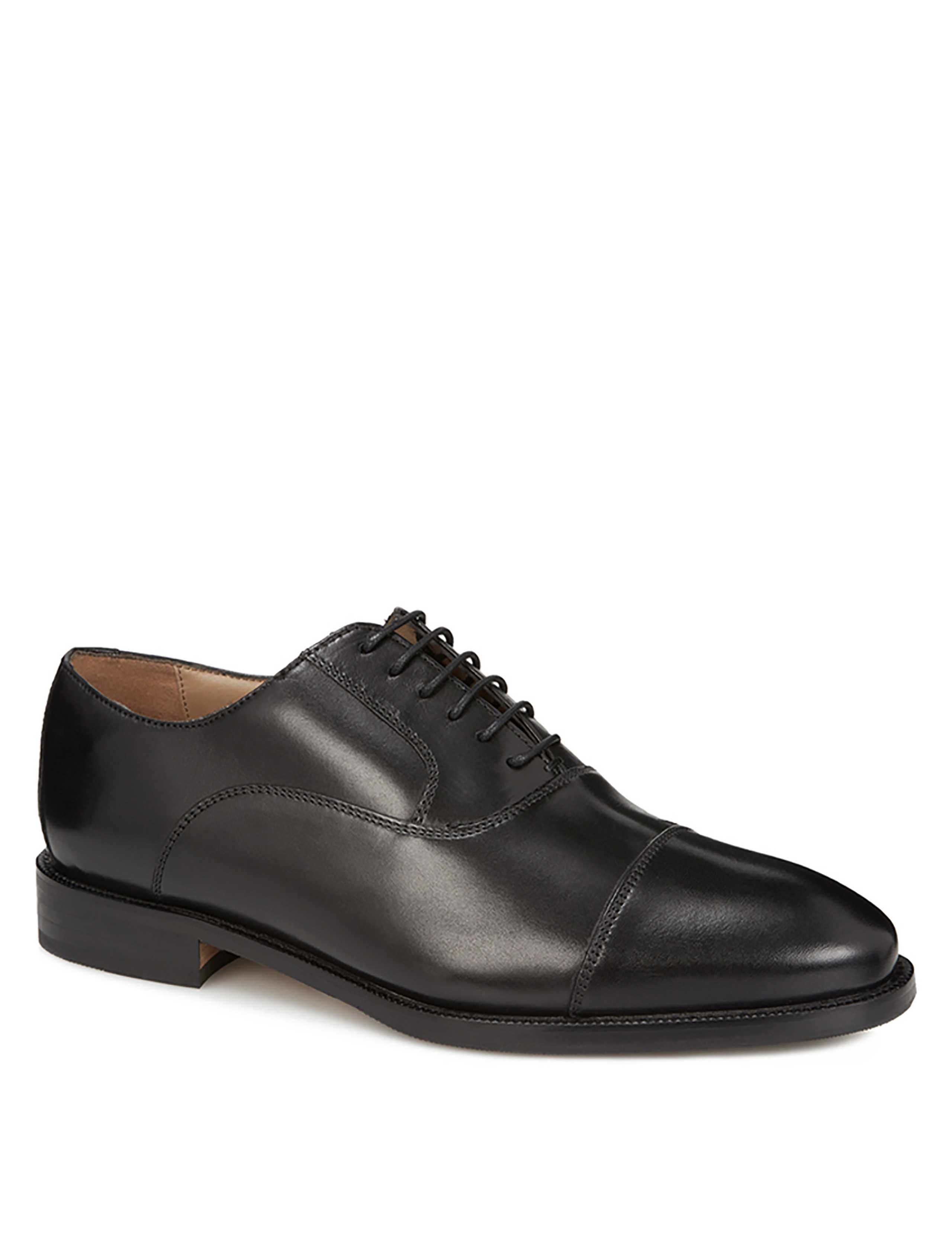 Wide Fit Leather Oxford Shoes