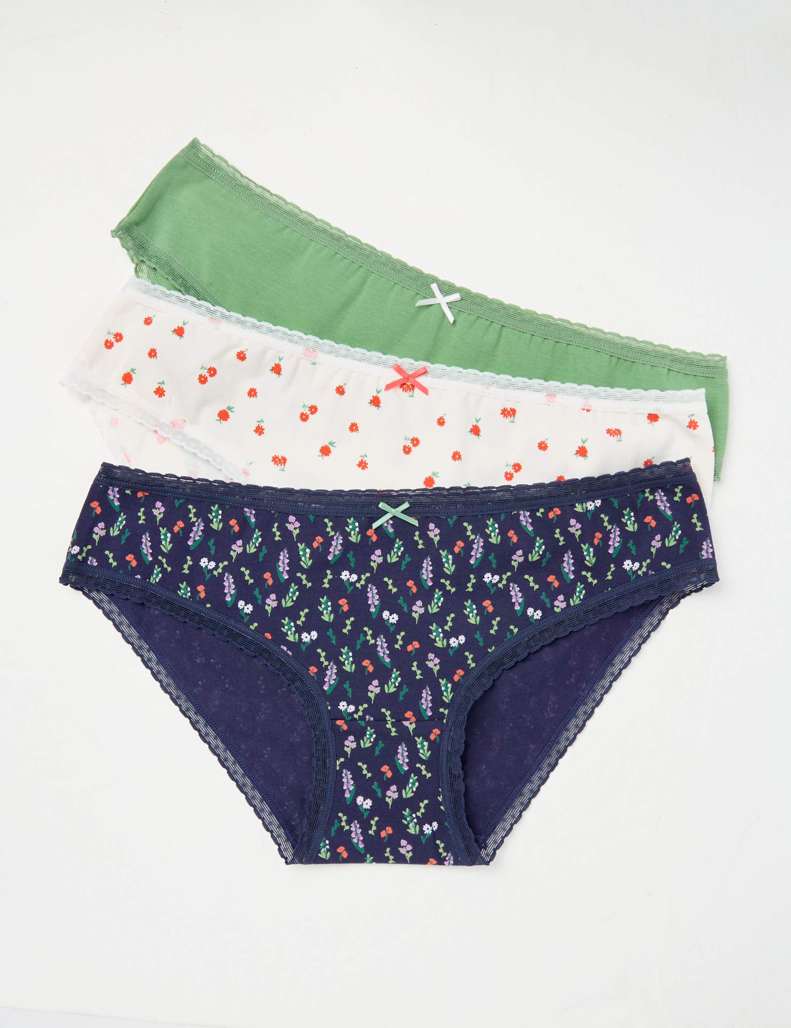 3pk Cotton Rich Knickers