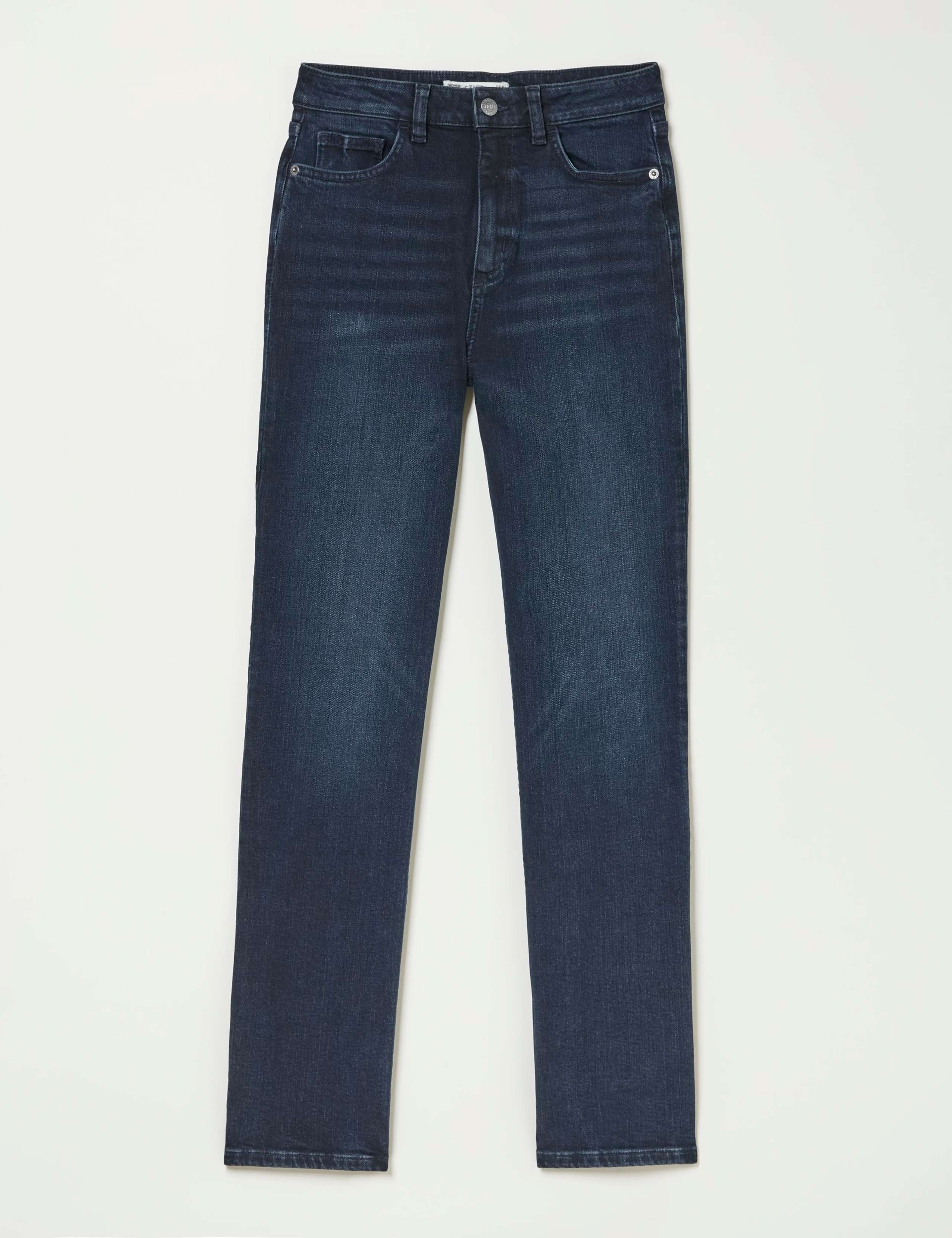 High Waisted Straight Leg Jeans