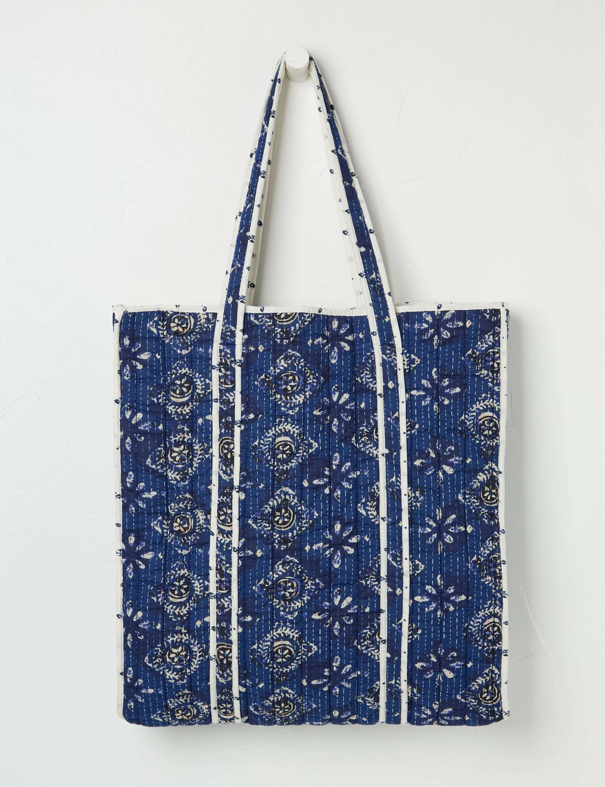 Pure Cotton Quilted Shopper