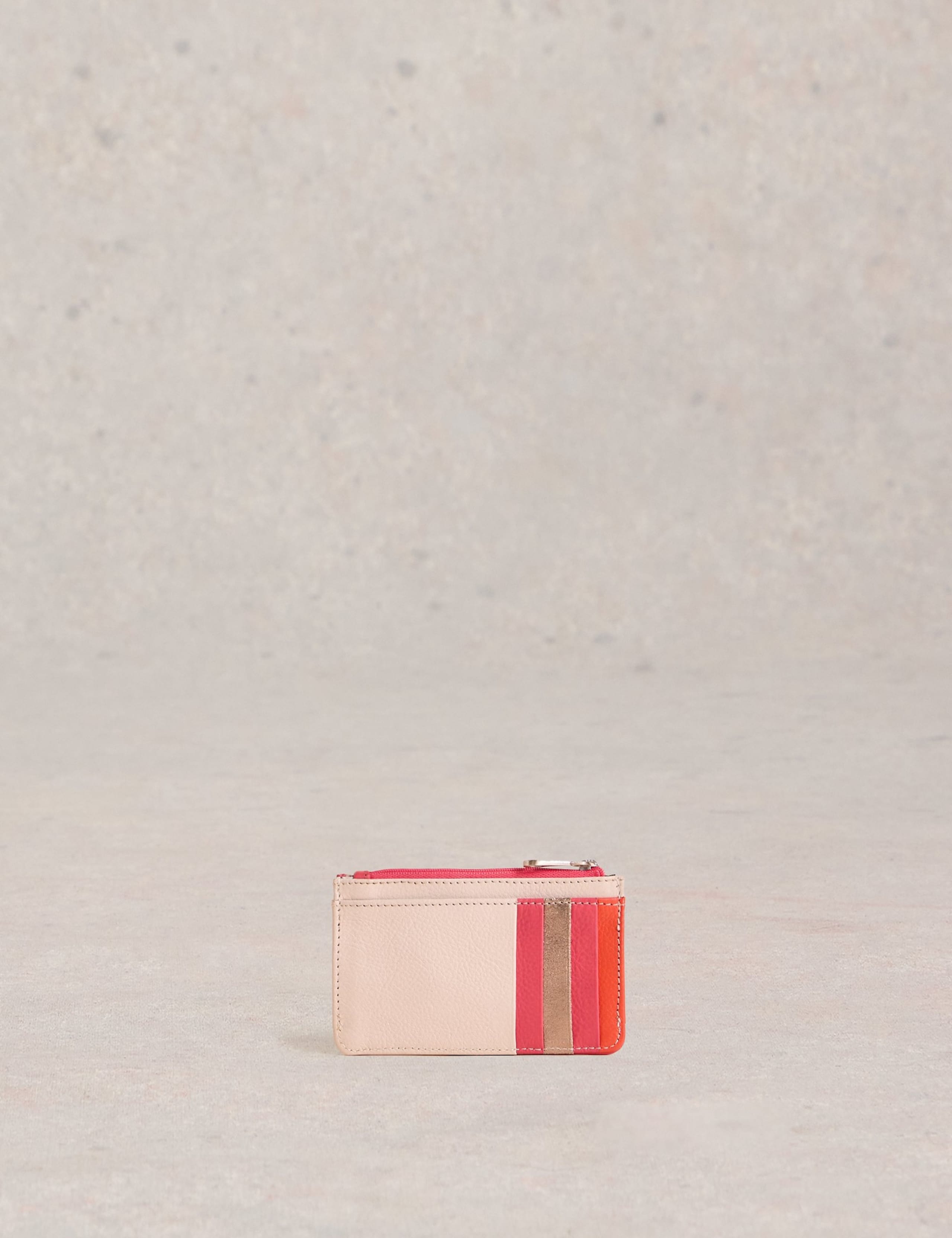 Leather Colour Block Purse