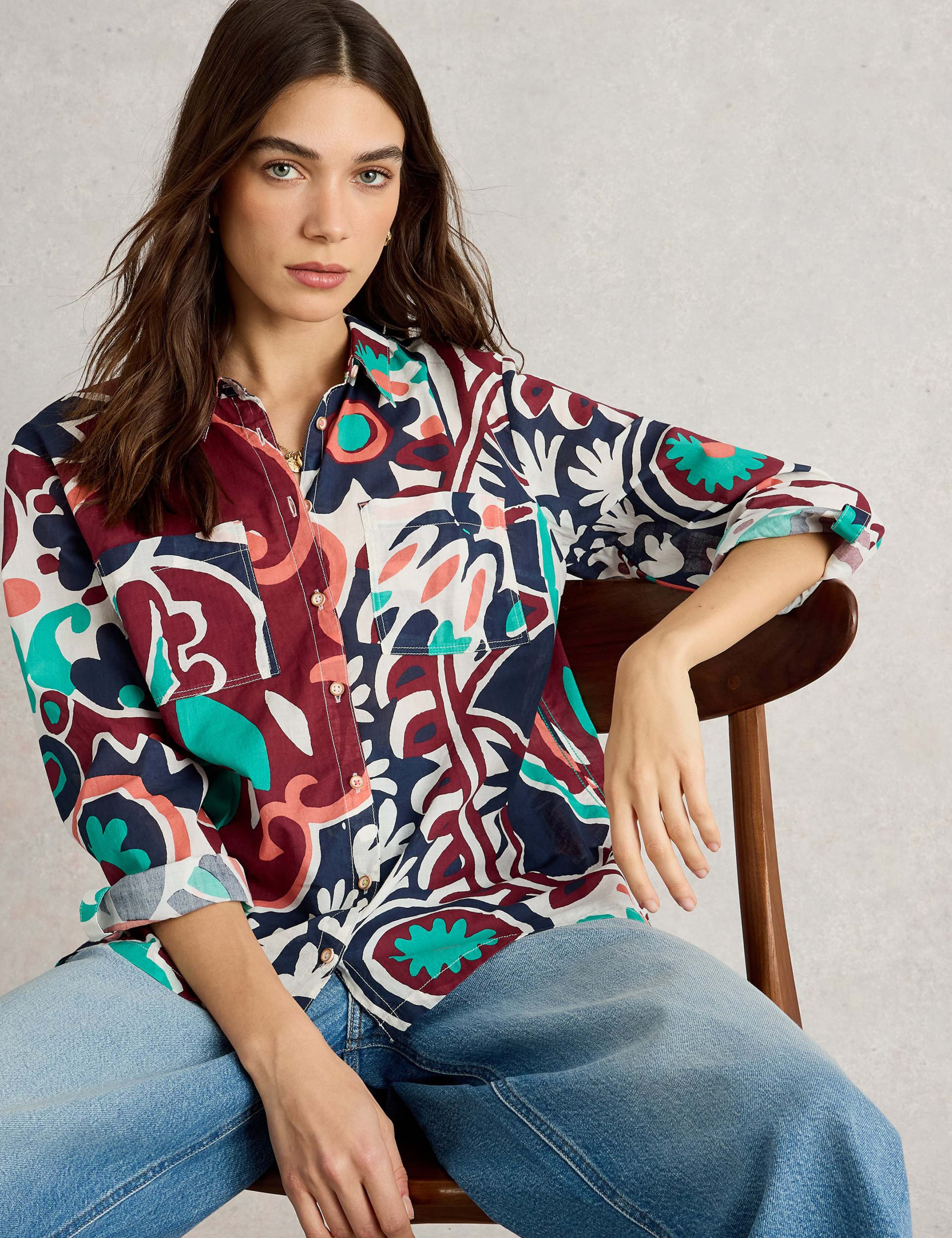 Pure Cotton Printed Shirt