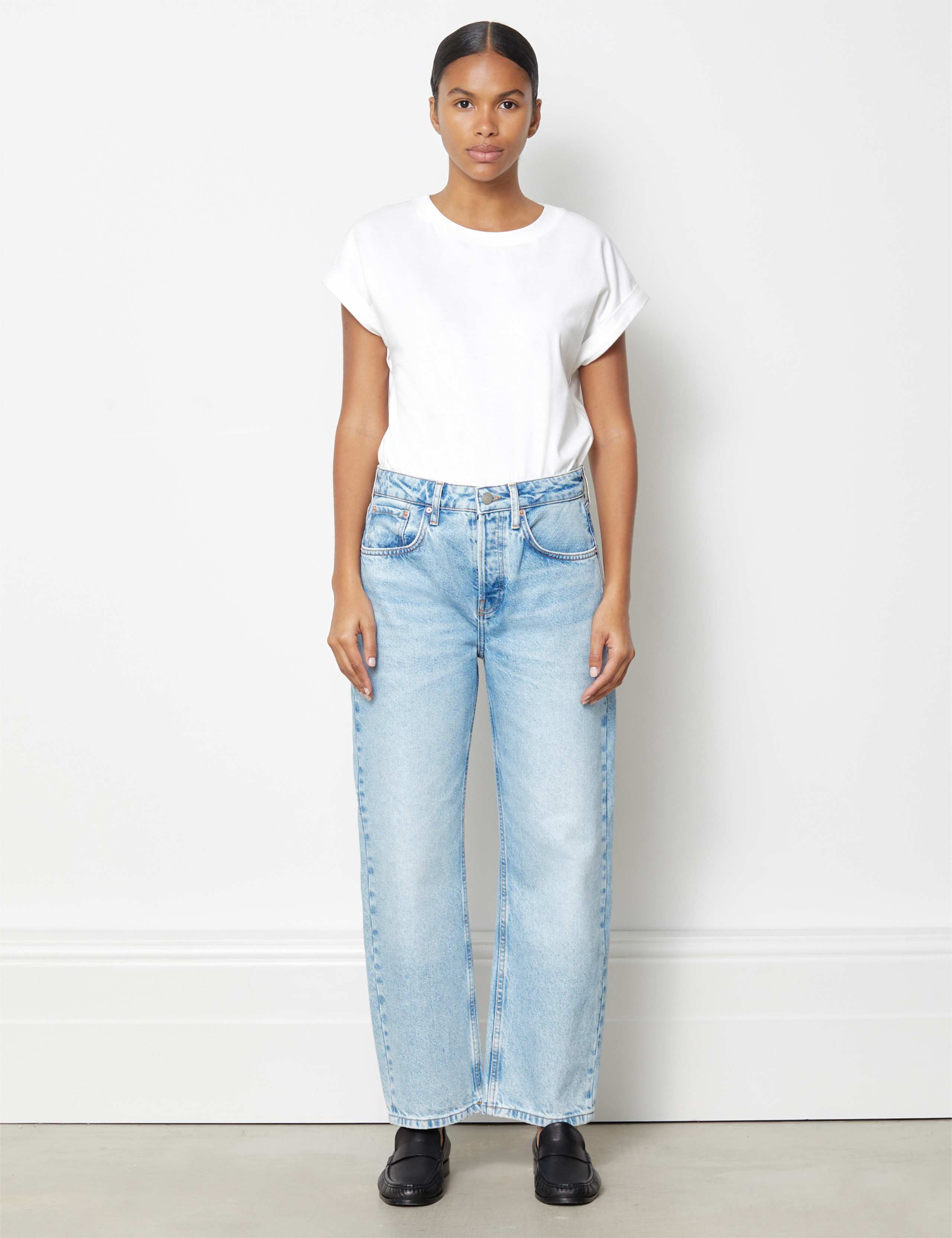 Boyfriend Mid Rise Jeans