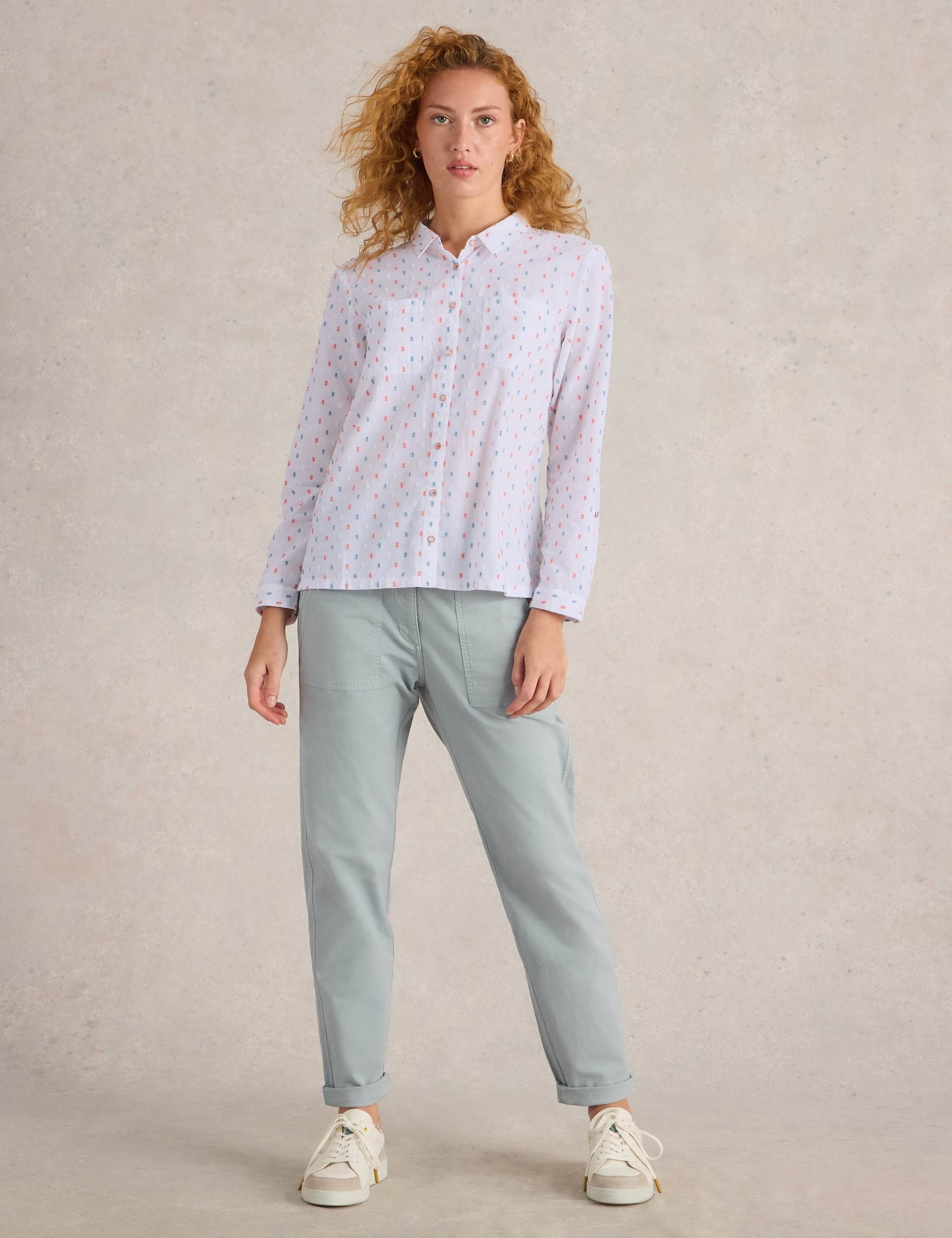 Pure Cotton Printed Button Through Shirt